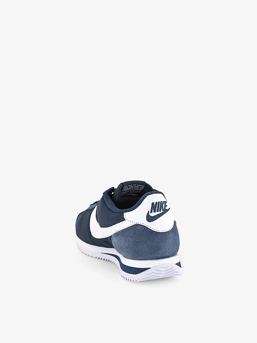 Cortez Swoosh-logo leather low-top trainers - 4