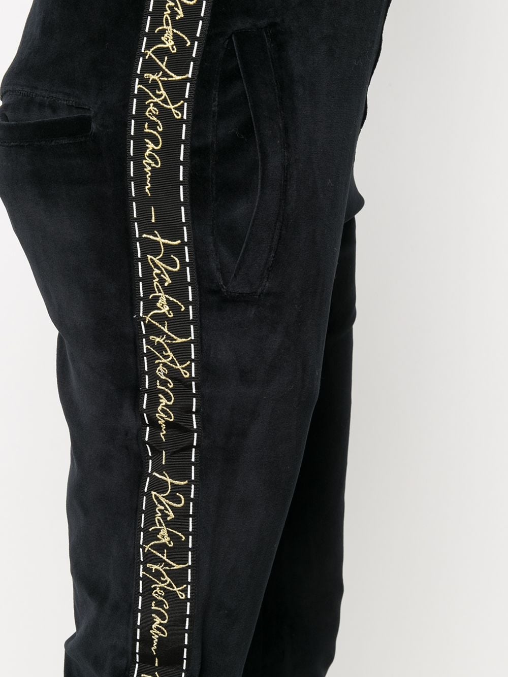 logo trim trousers - 5