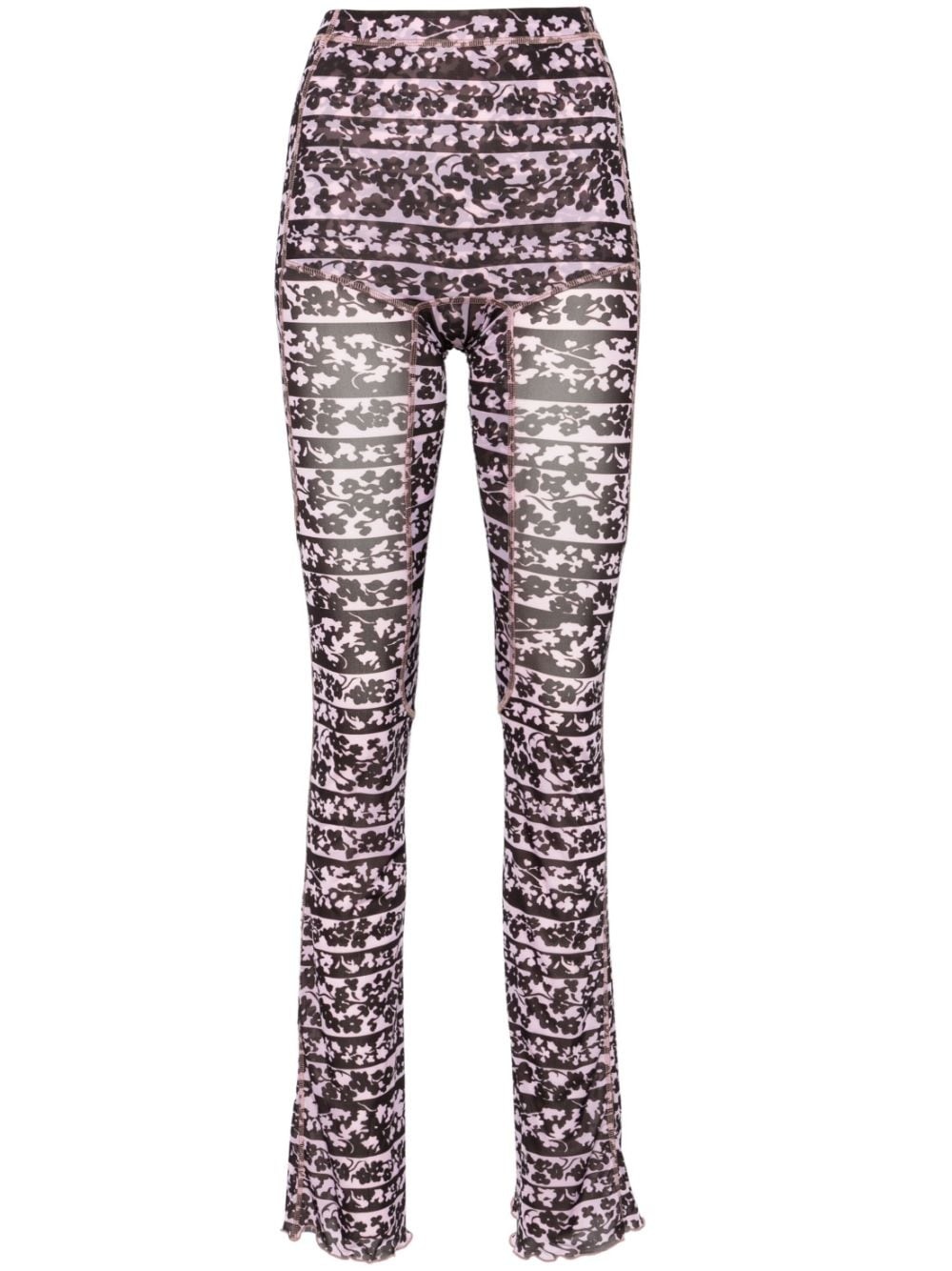 Halcyon Blossom-print trousers - 1