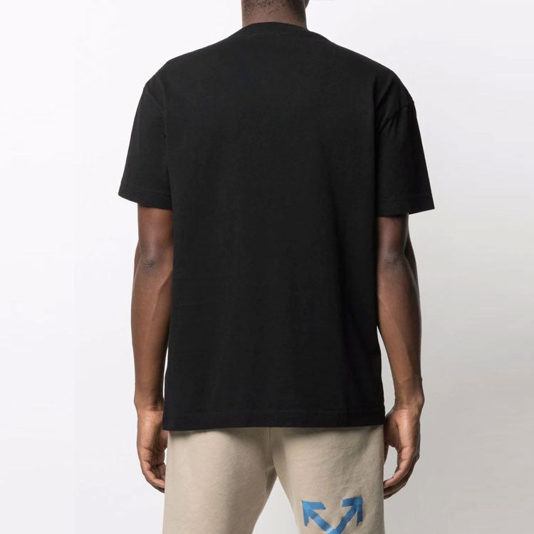 Palm Angels SS21 Hong Kong Sprayed Logo T-shirt 'Black' PMAA001S21JER0411020 - 4