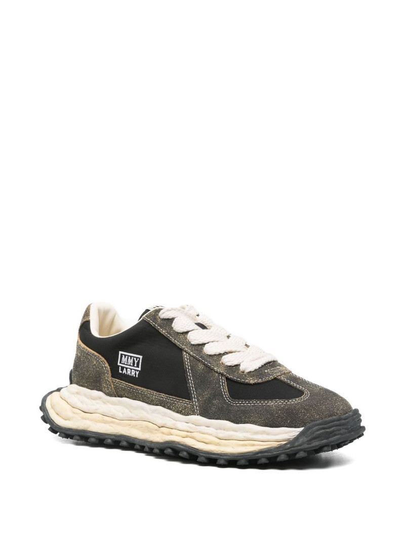 Maison MIHARAYASUHIRO Larry logo-patch suede sneakers outlook