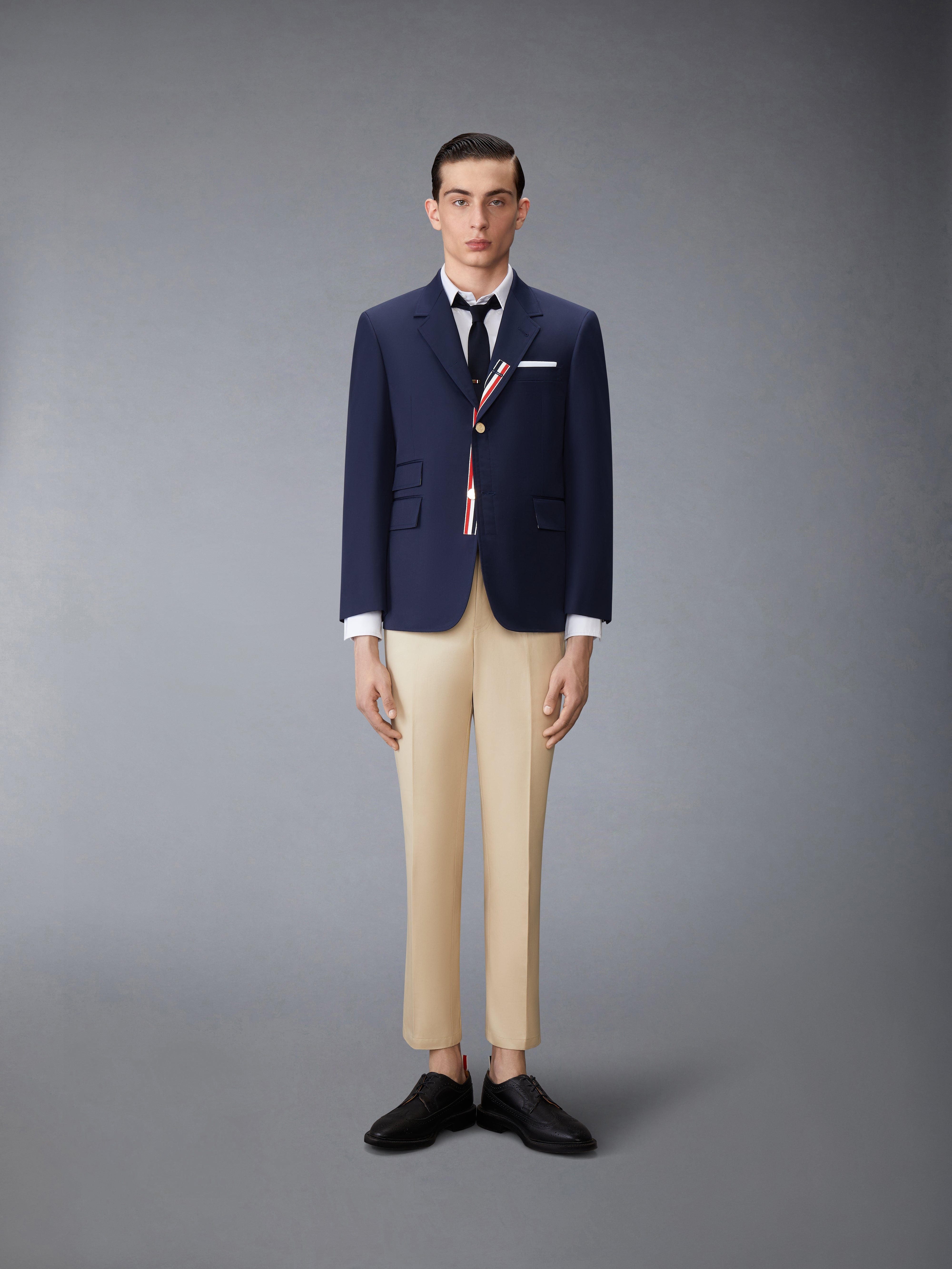 SOLID OXFORD 4-BAR POINT COLLAR SHIRT - 6
