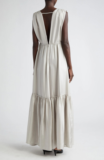 BITE Studios Prato Organic Silk Satin Maxi Dress outlook
