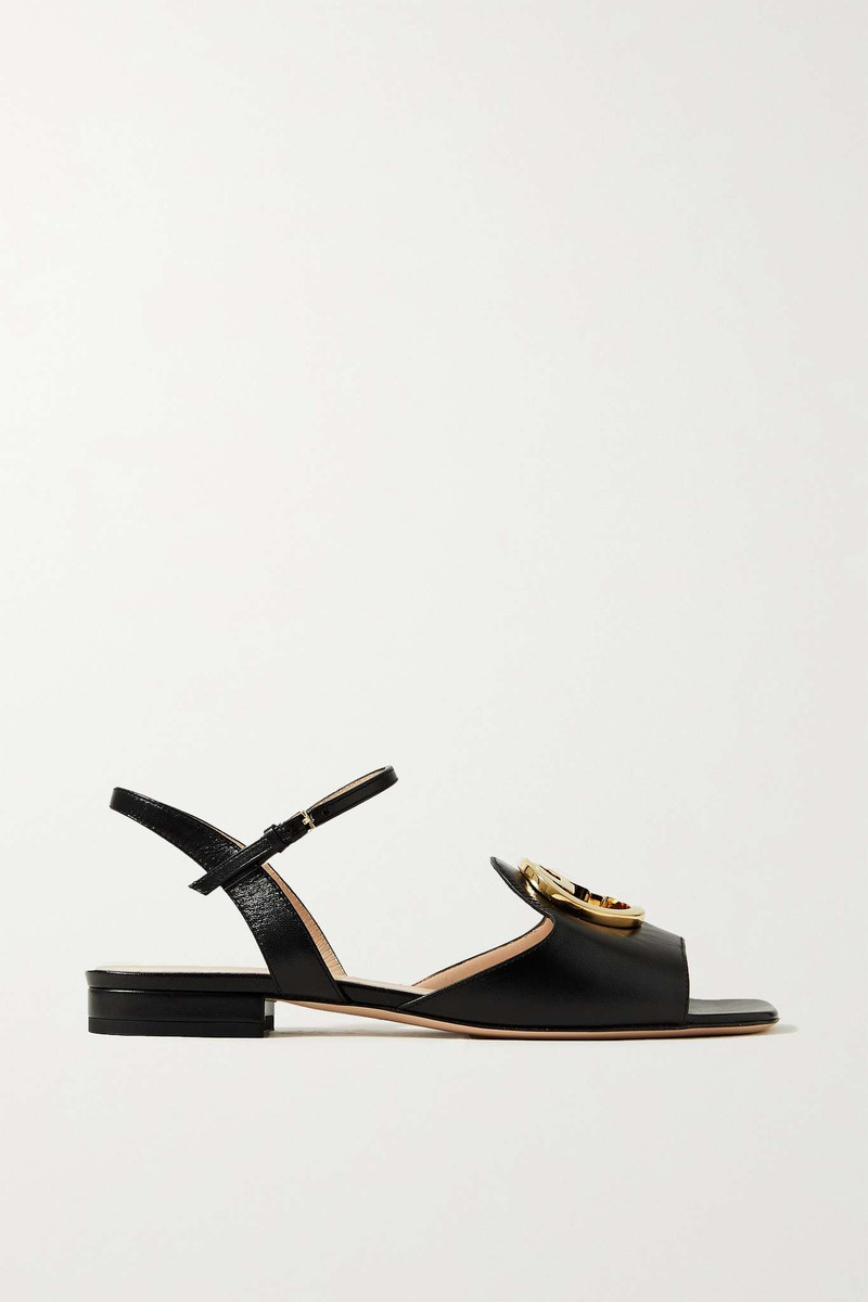 Blondie logo-embellished leather sandals 1