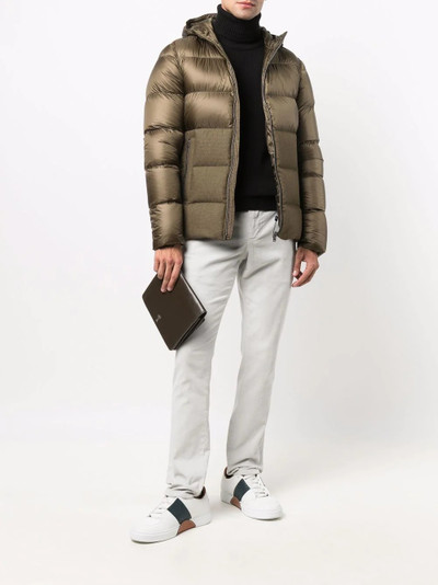 Herno hooded puffer jacket outlook