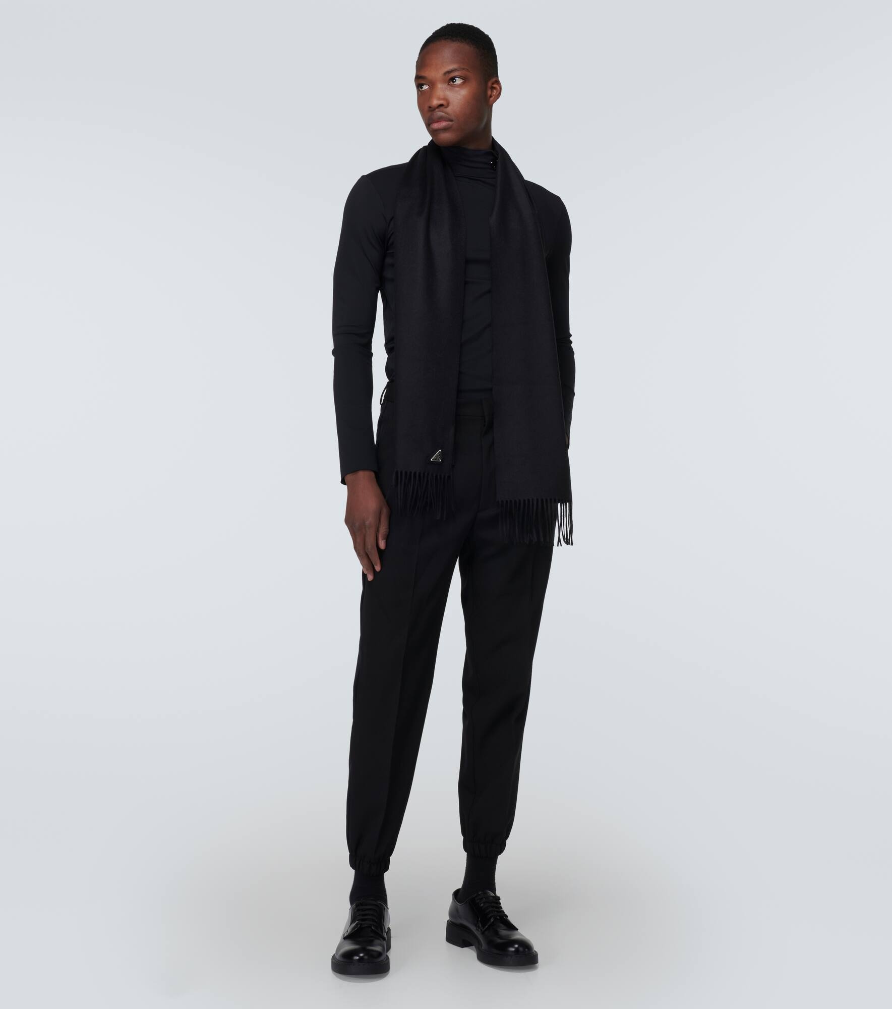 Silk and cashmere scarf - 4