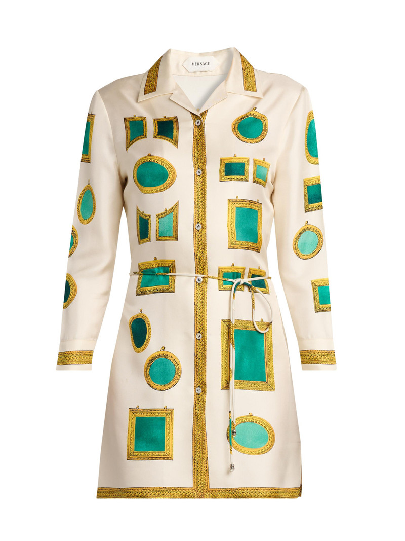 Women's The Gallery Print Twill Minidress - Multi Color 1