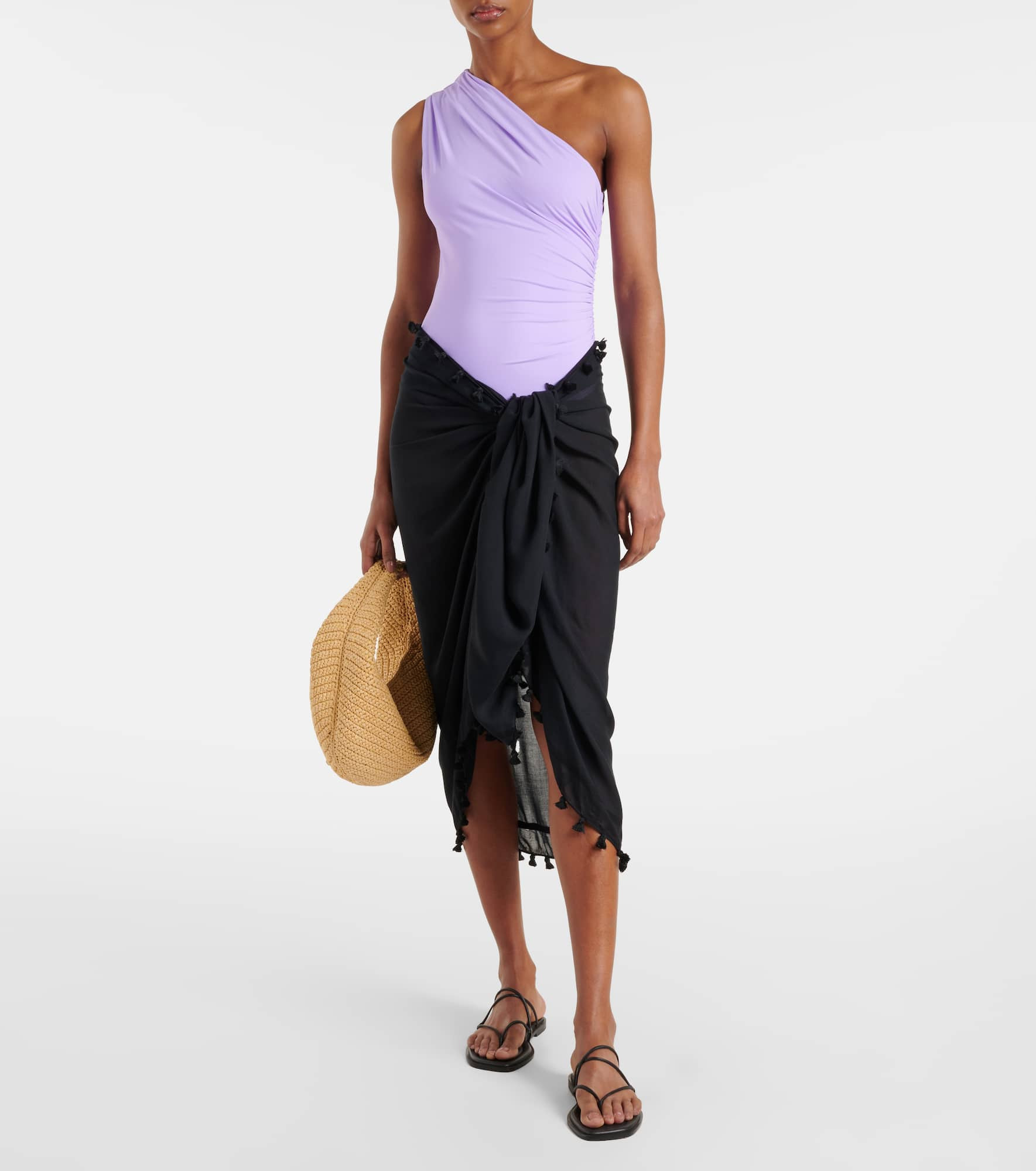 Semi-sheer beach cover-up - 2