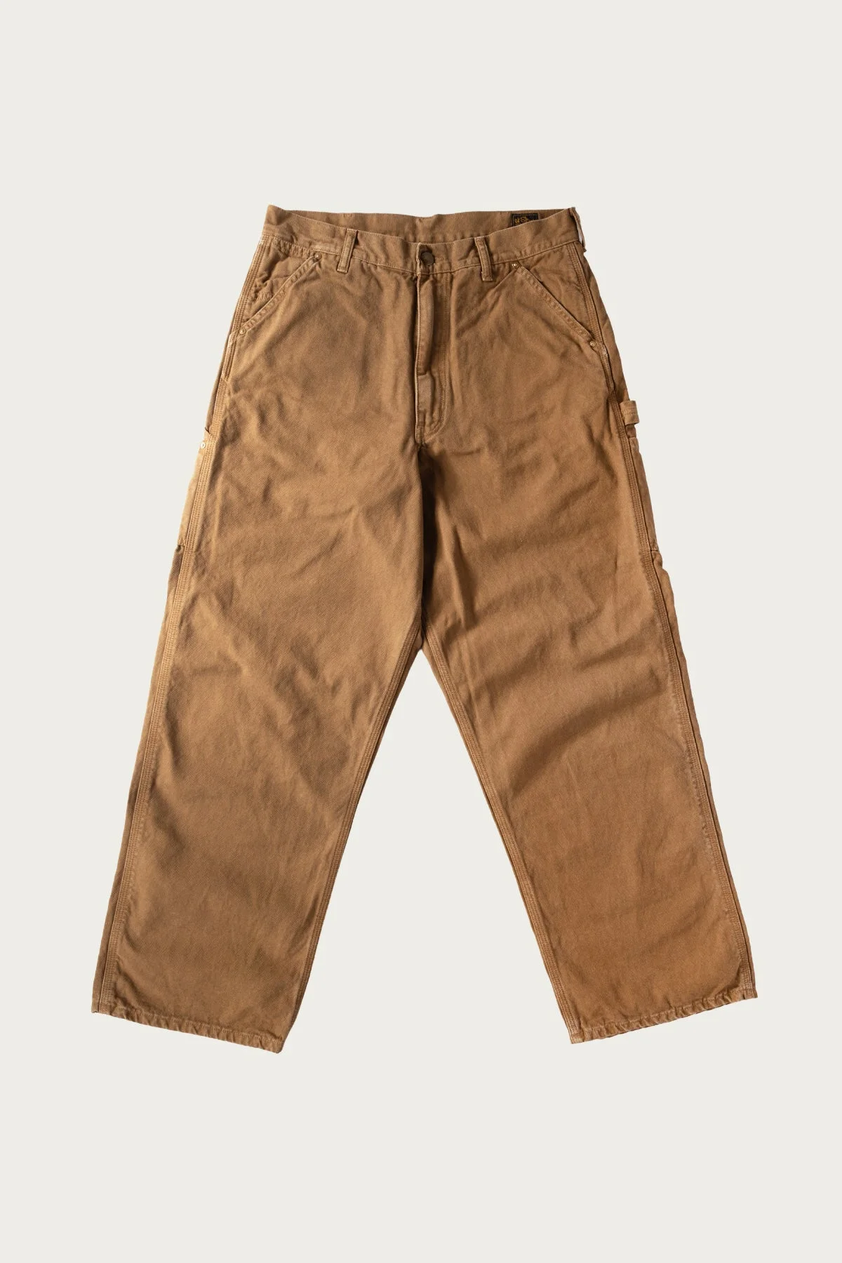 Dad's Fit Oxford Painter Pants - Brown - 1