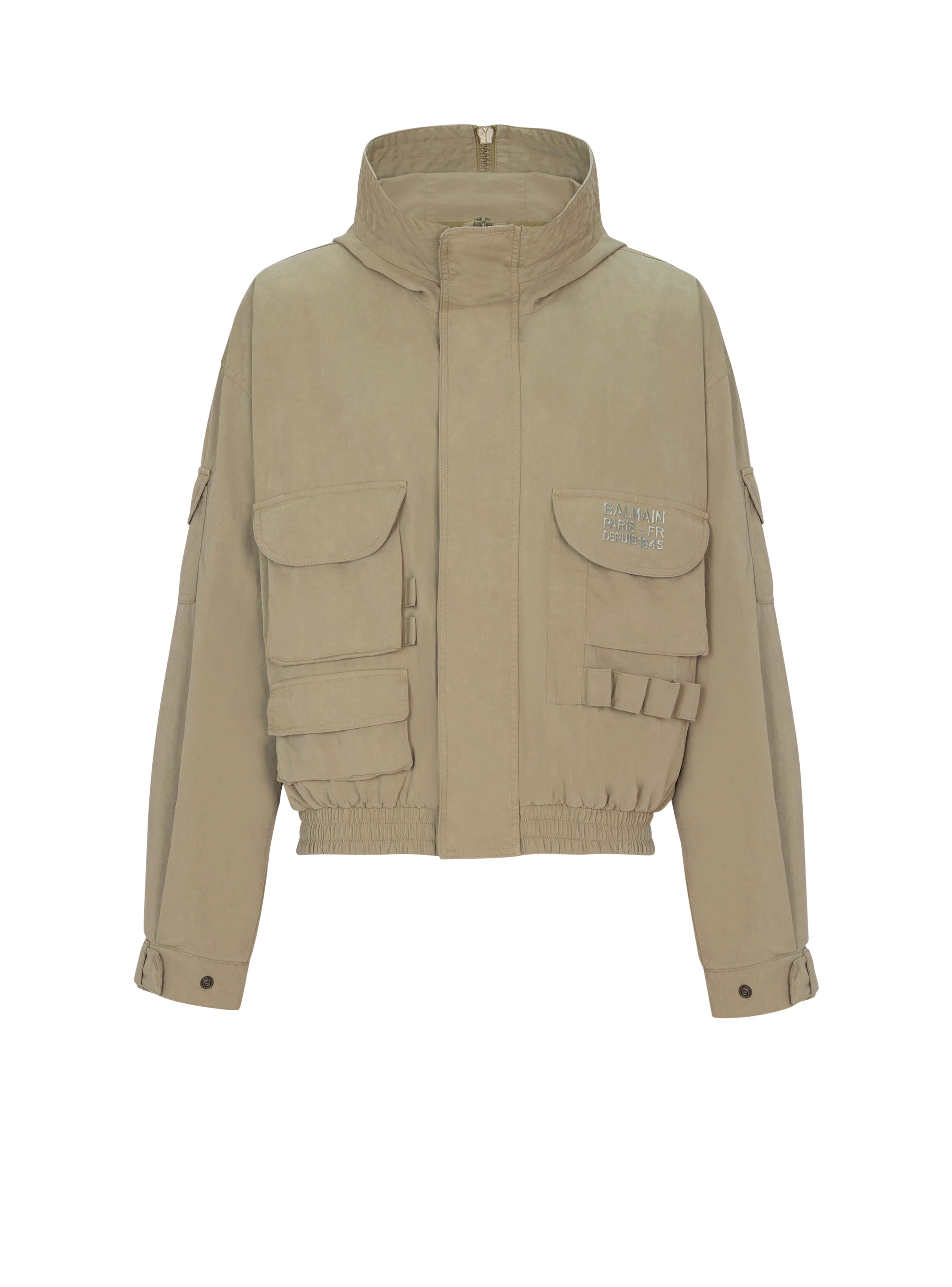 Balmain Stamp cargo jacket in vintage cotton - 1