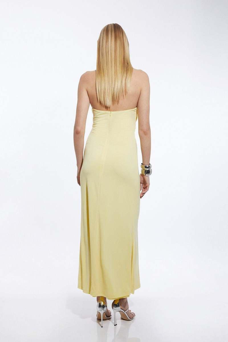 Drapey Crepe Jersey Maxi Dress 6
