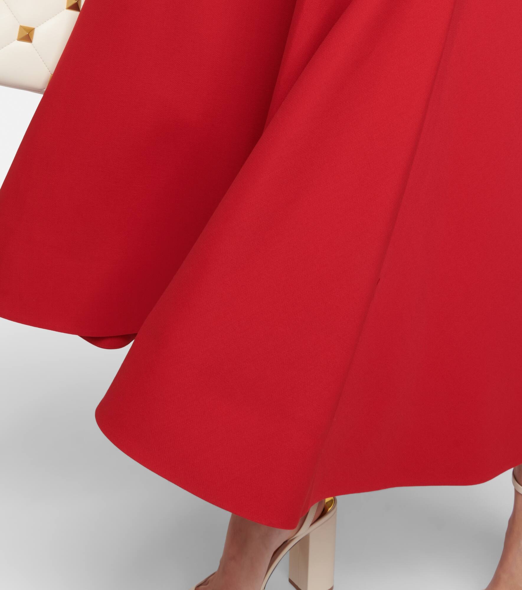 Crêpe Couture midi skirt - 5