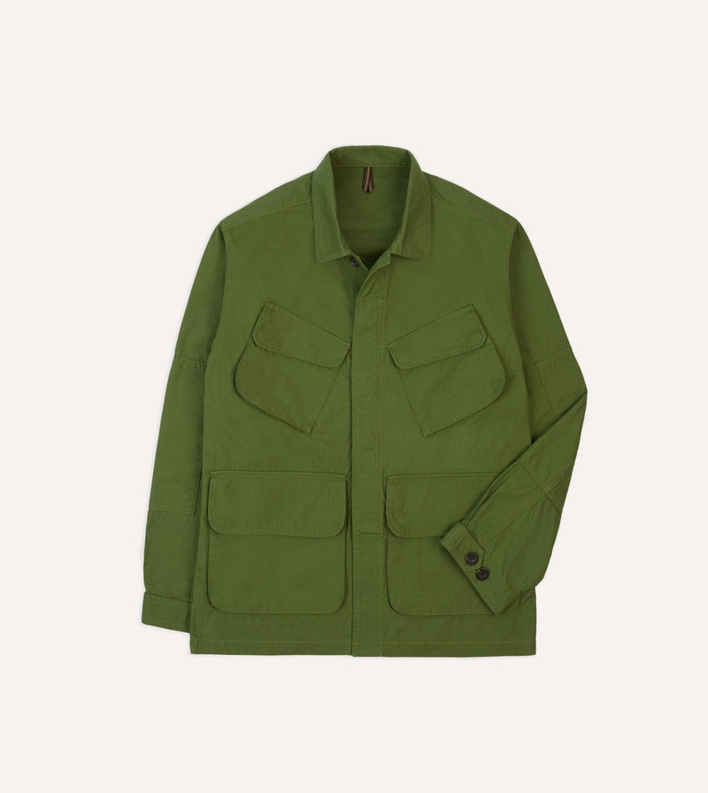 Olive Cotton Jungle Jacket 1