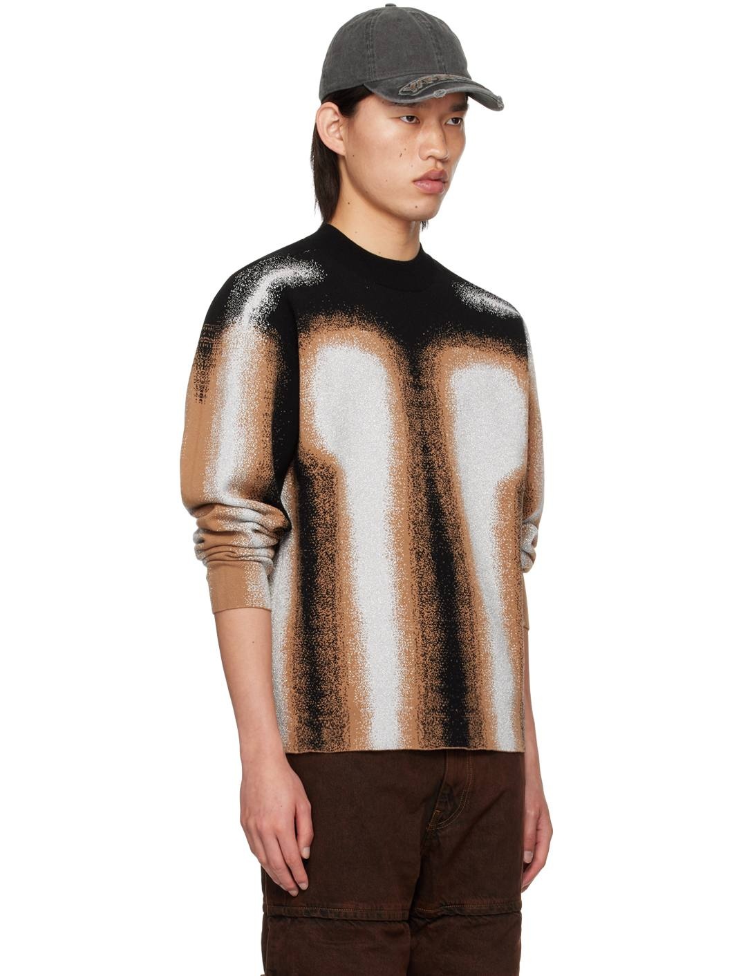 Black & Brown Gradient Sweater - 2