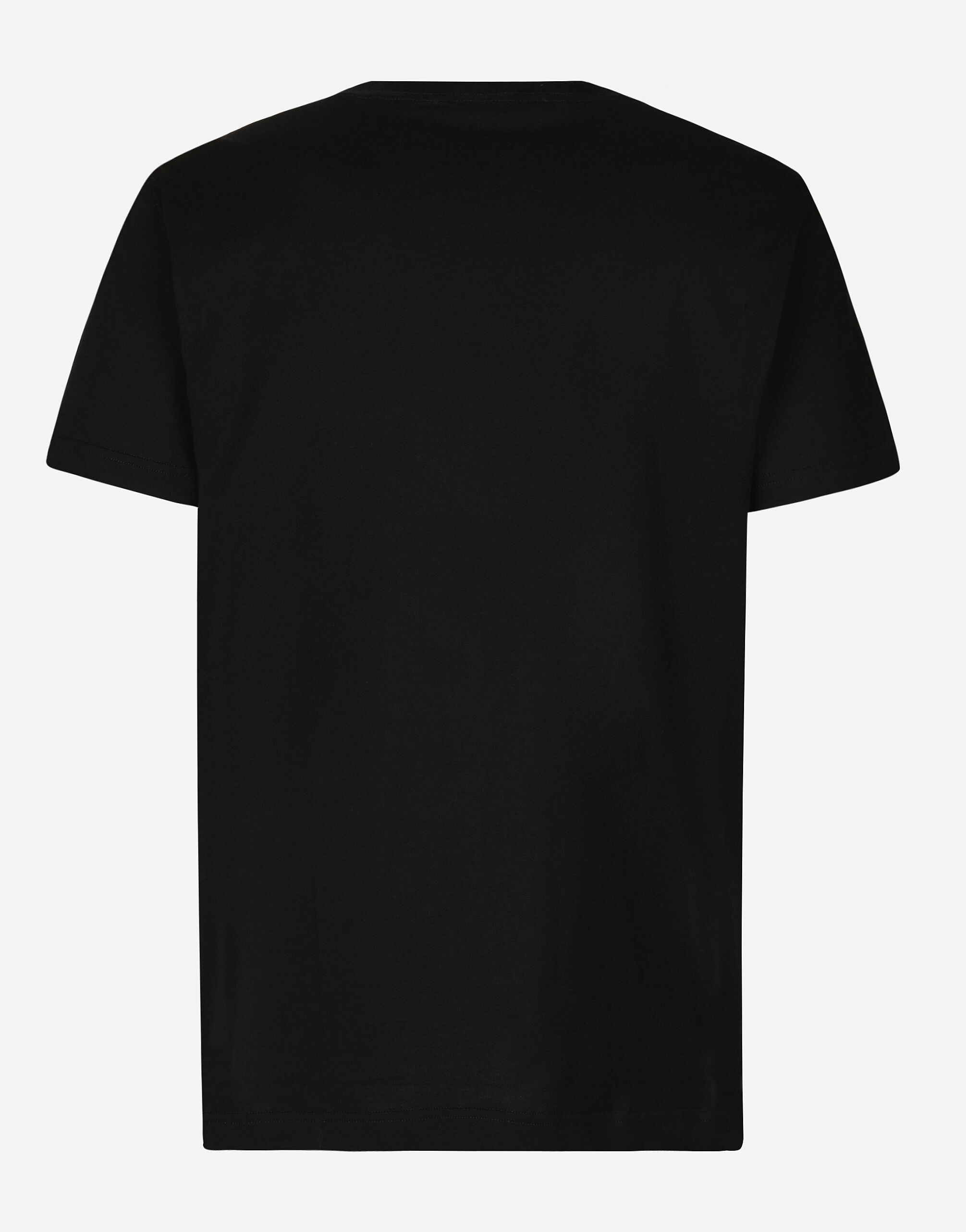 Short-sleeved cotton T-shirt with DG print - 2