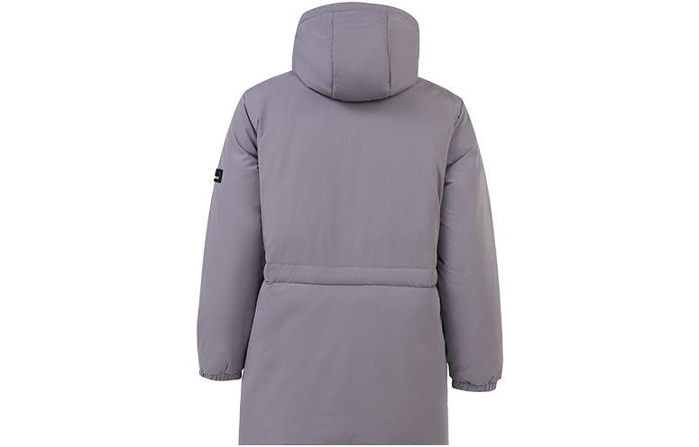 New Balance Windproof Long Down Jacket 'Grey' AMJ23341-ZNC - 4
