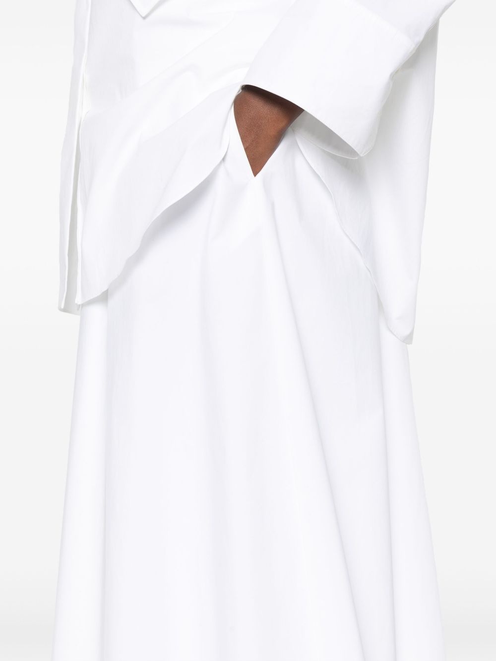 poplin midi skirt - 5