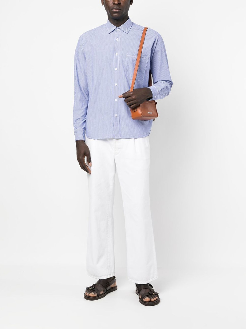 ORLEBAR BROWN Grasmoor long-sleeve striped shirt outlook