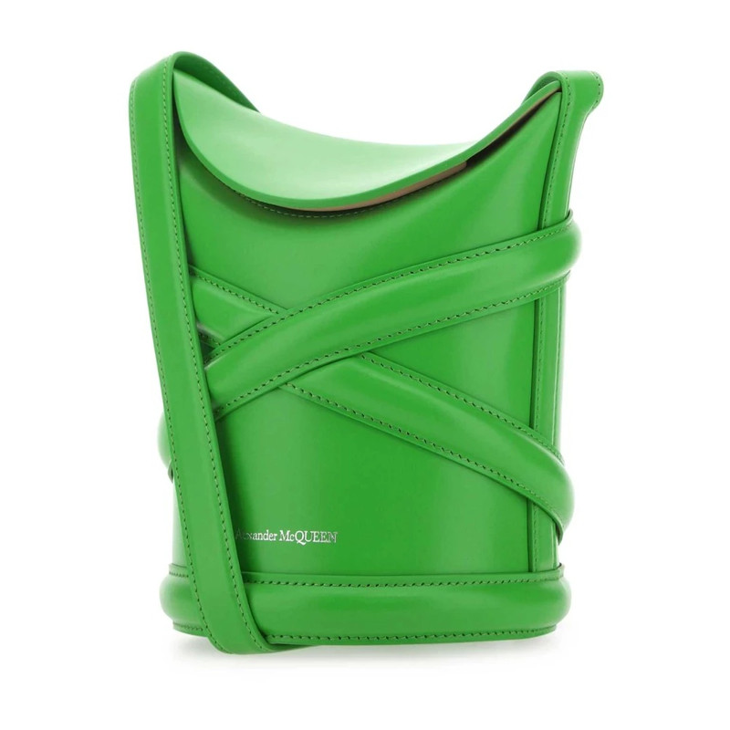 Alexander McQueen GR GREEN CURVE BUCKET HAT outlook