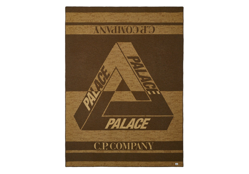 PALACE C.P. COMPANY WOOL BLANKET BROWN 1