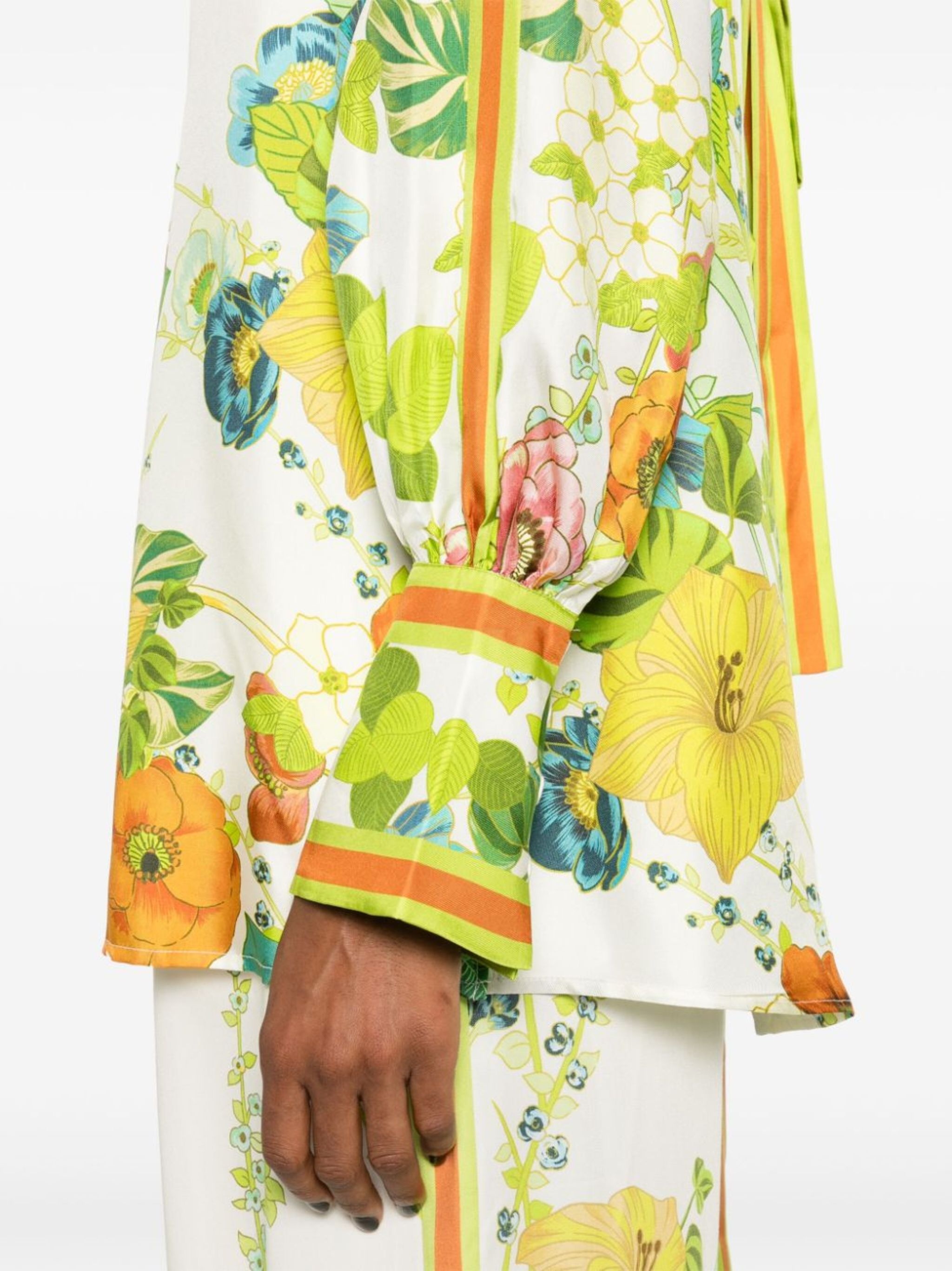 Constance floral silk shirt - 5