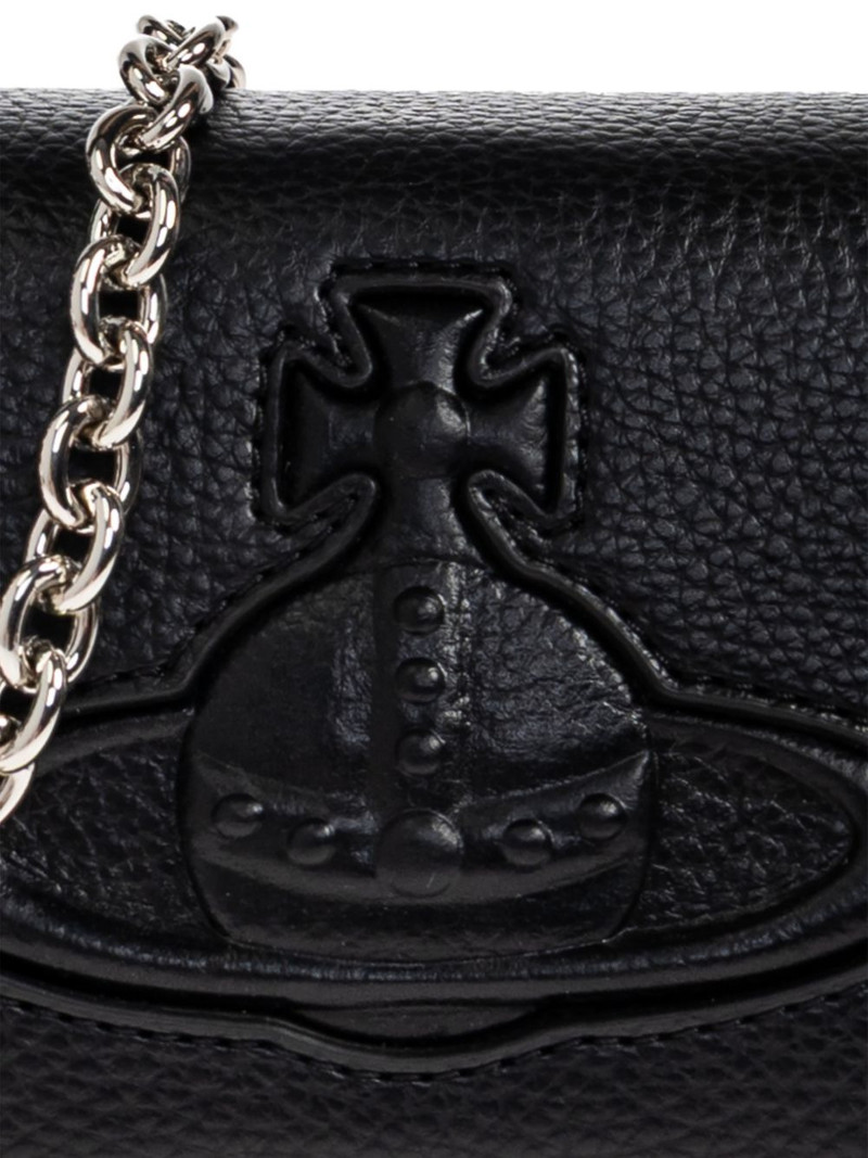 debossed-orb chain-strap shoulder bag 6