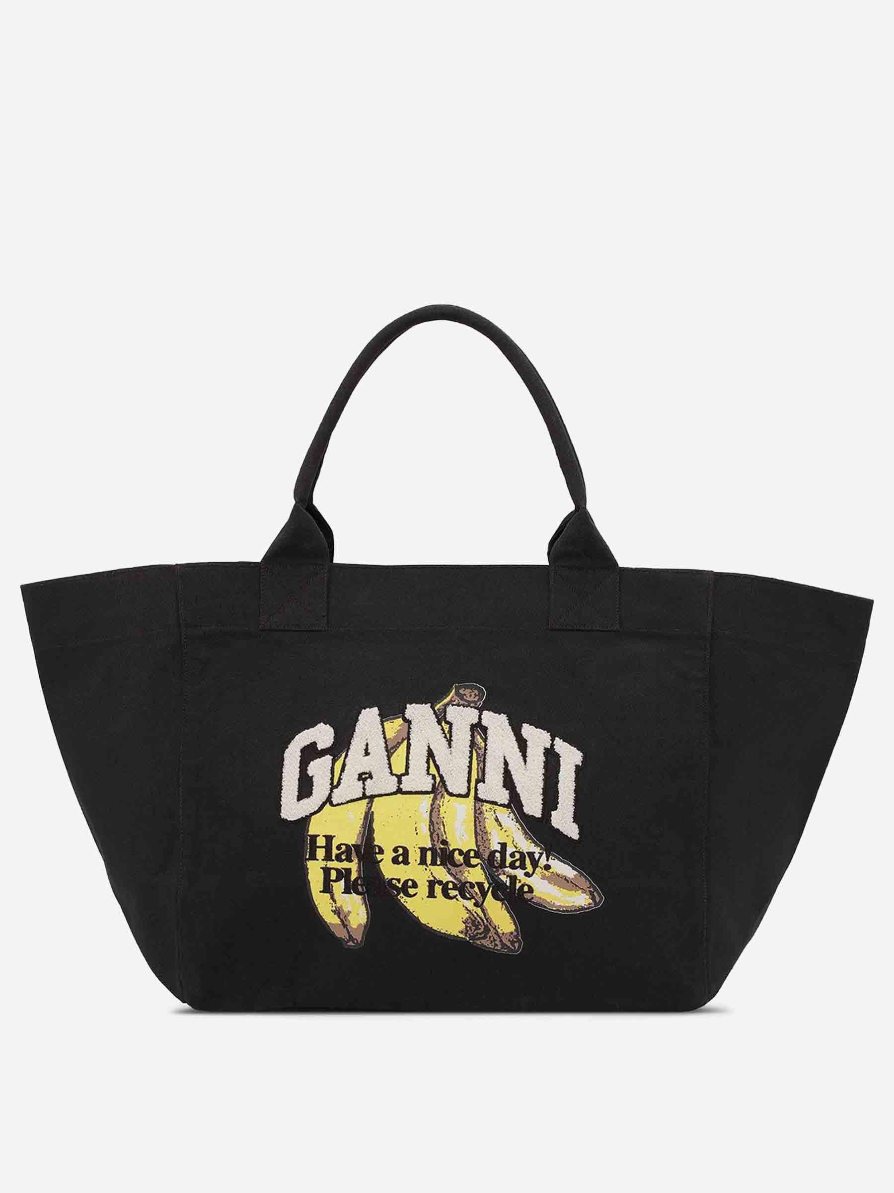 BANANA PRINT XXL TOTE BAG - 1