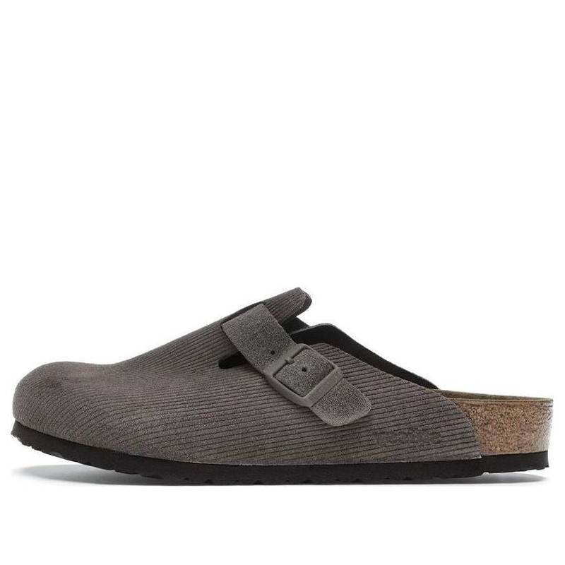 Birkenstock x Stussy 보스턴 Clogs 'Anthracite' 1016811 1