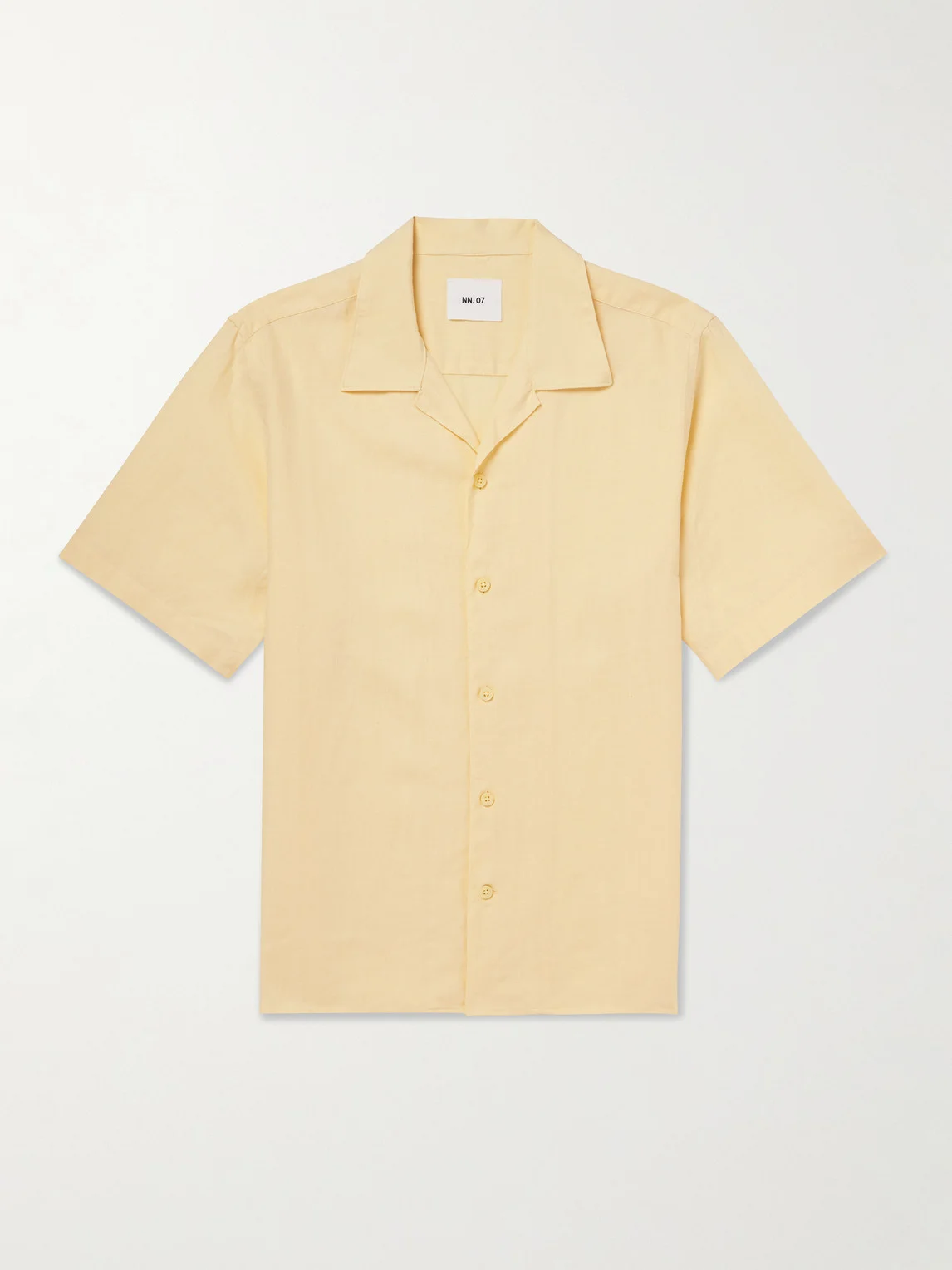 Julio 5708 Camp-Collar Linen Shirt - 1