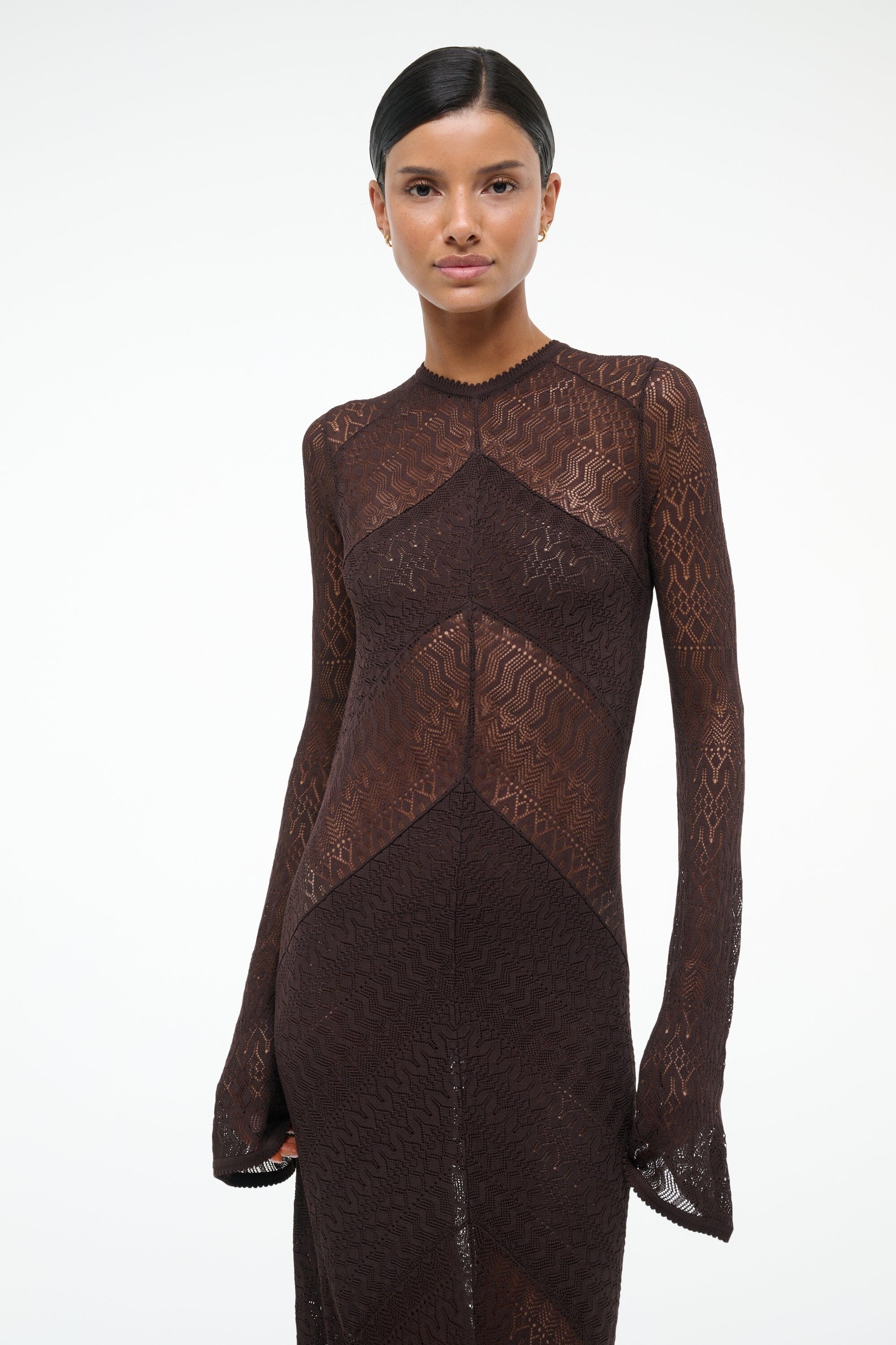 STAUD VERA DRESS EARTH - 5