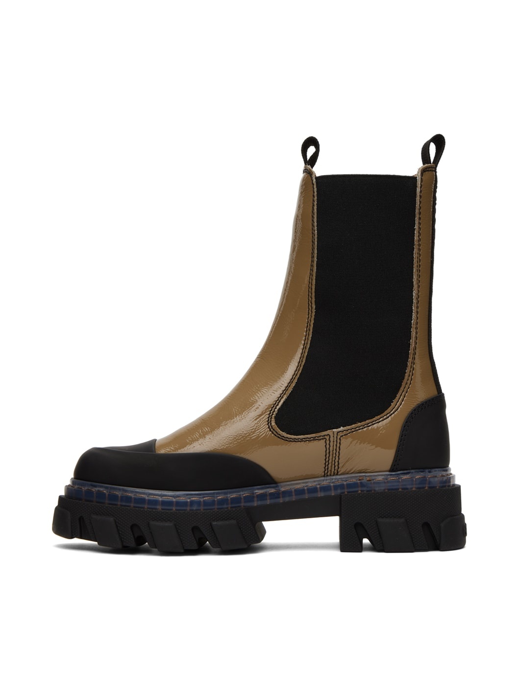 Taupe Cleated Chelsea Boots - 3