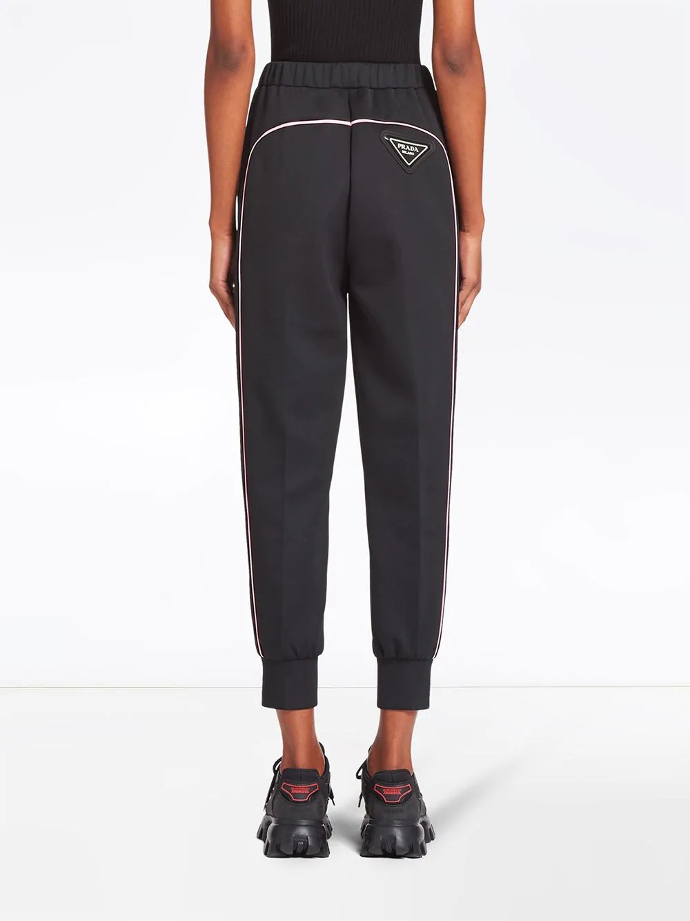 logo plaque track pants - 4