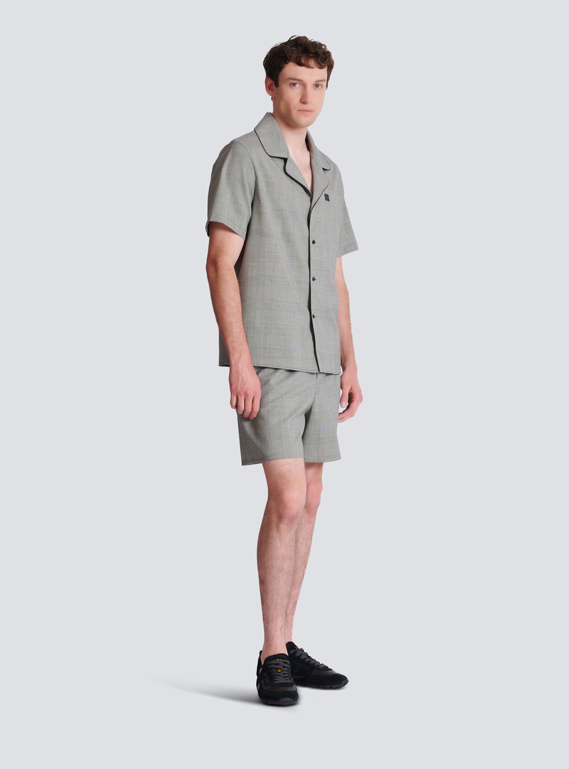 Short-sleeved Prince of Wales shirt 3