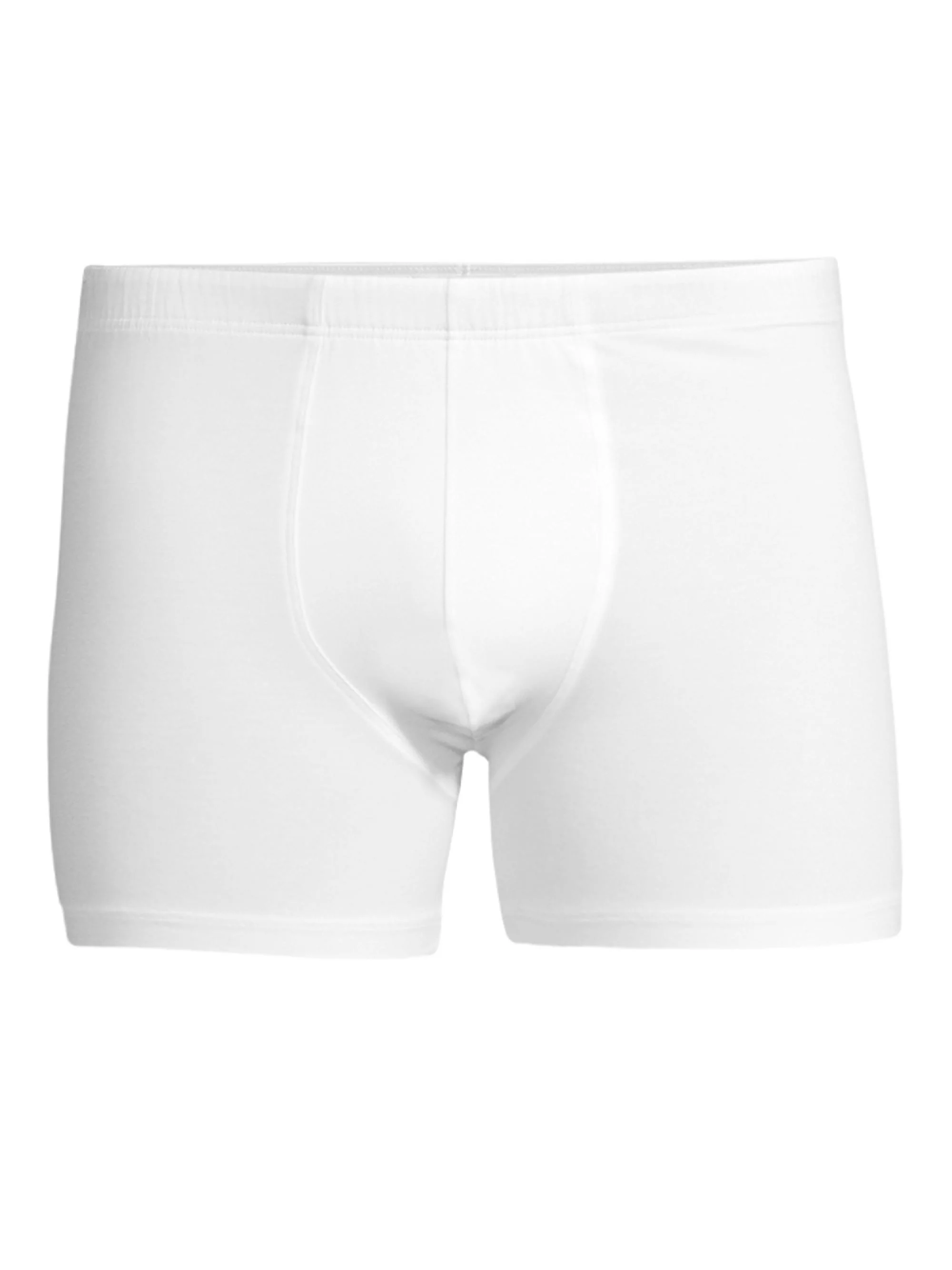 Men's Cotton Superior Long-Leg Boxer Briefs - White - 1