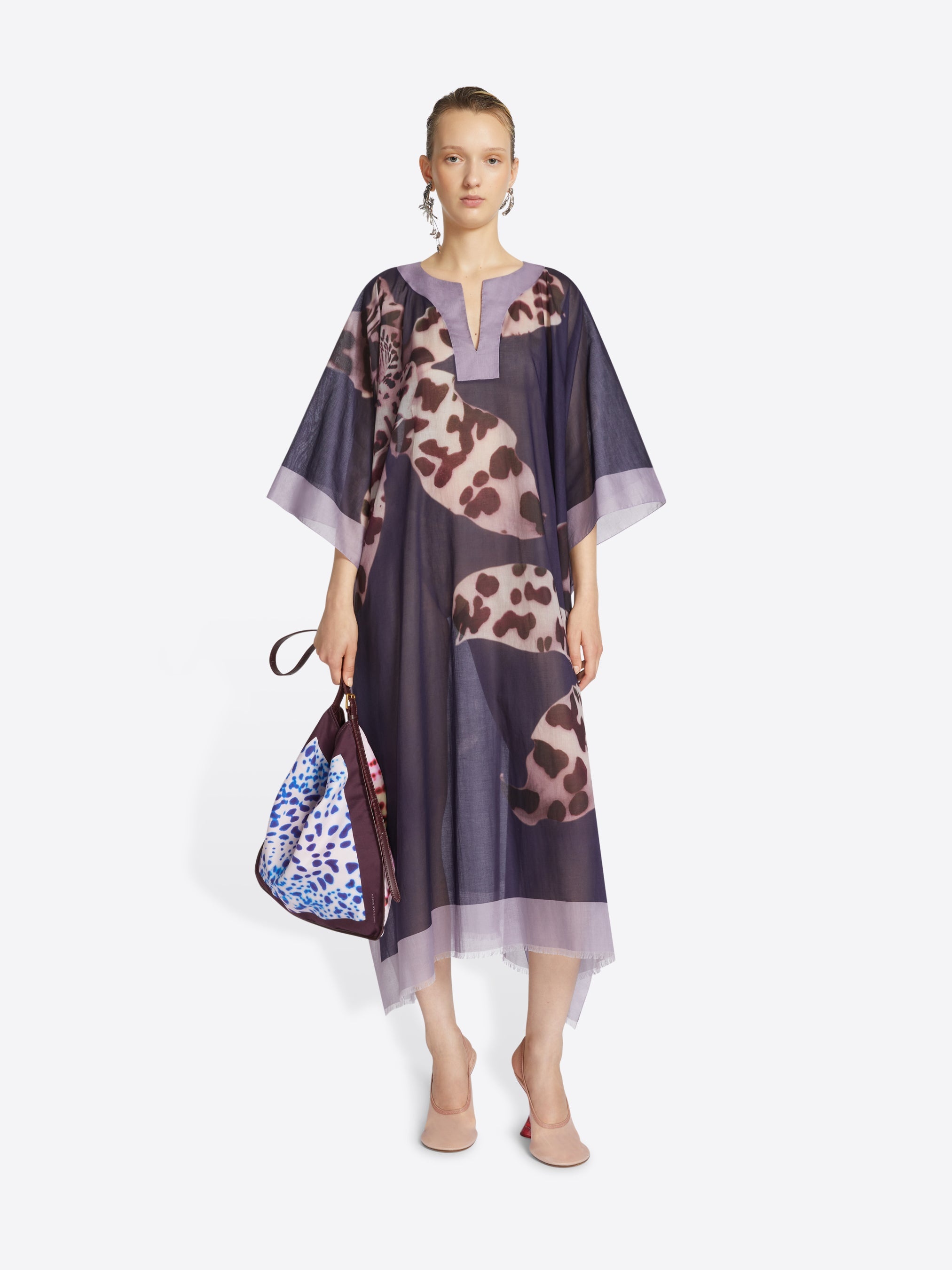 ワンピース DRIES VAN NOTEN PRINTED KAFTAN DRESS Dries Van Noten PRINTED KAFTAN | REVERSIBLE