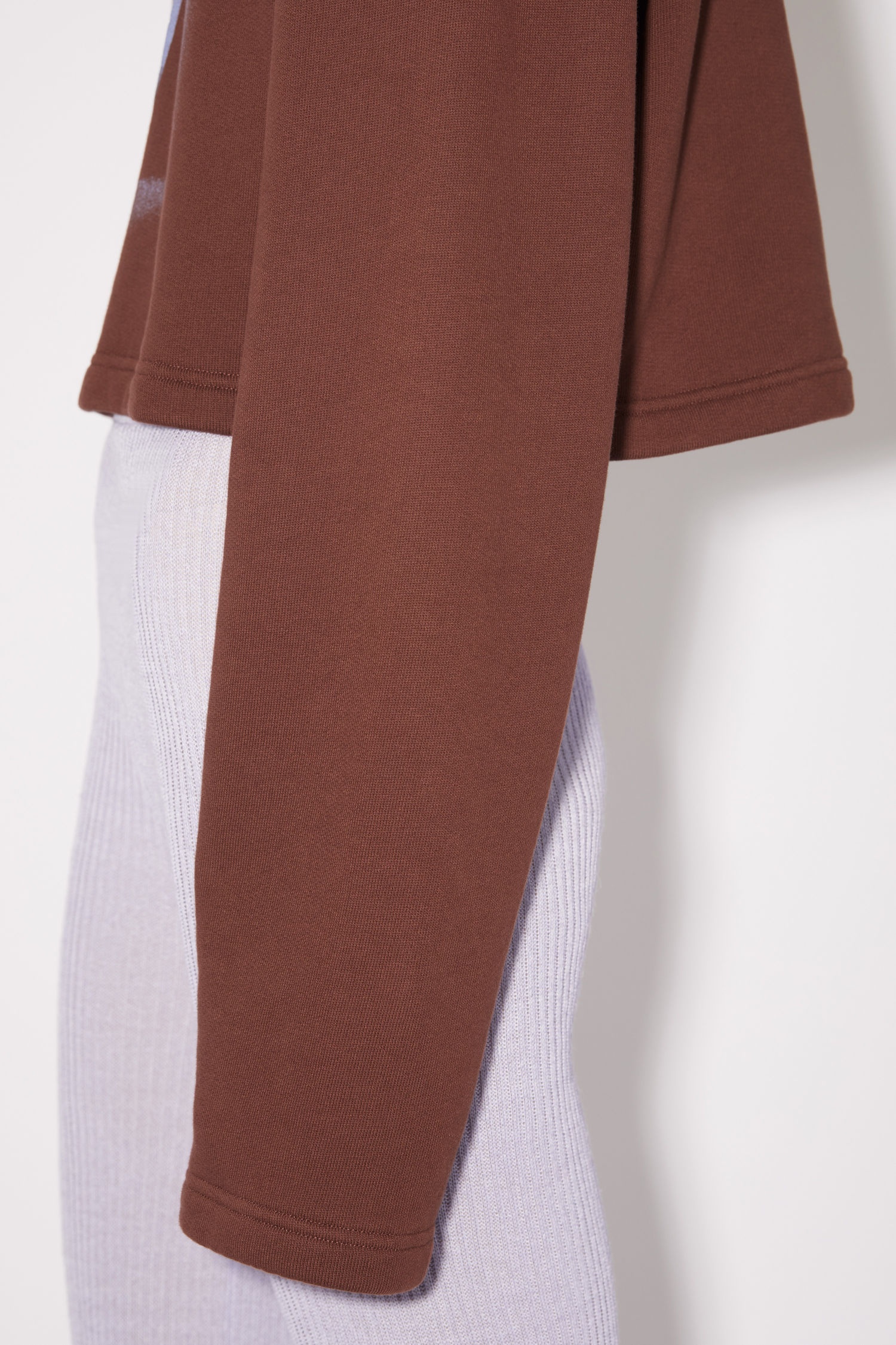 Crew neck sweatshirt - Chocolate brown - 6