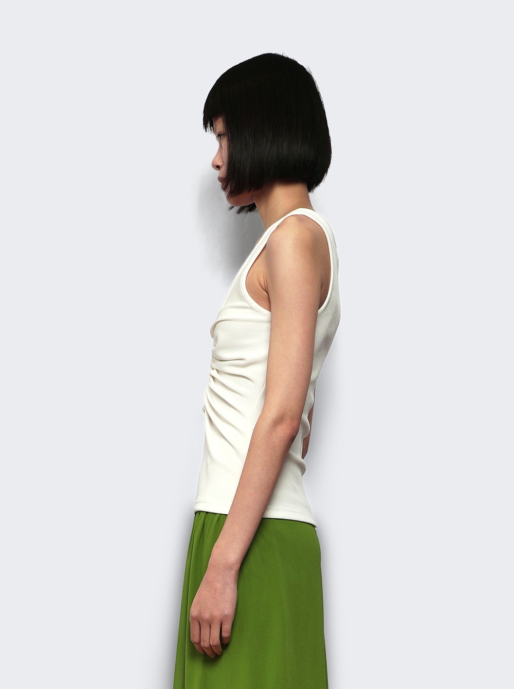 Crystal Pin Tank Top White - 3