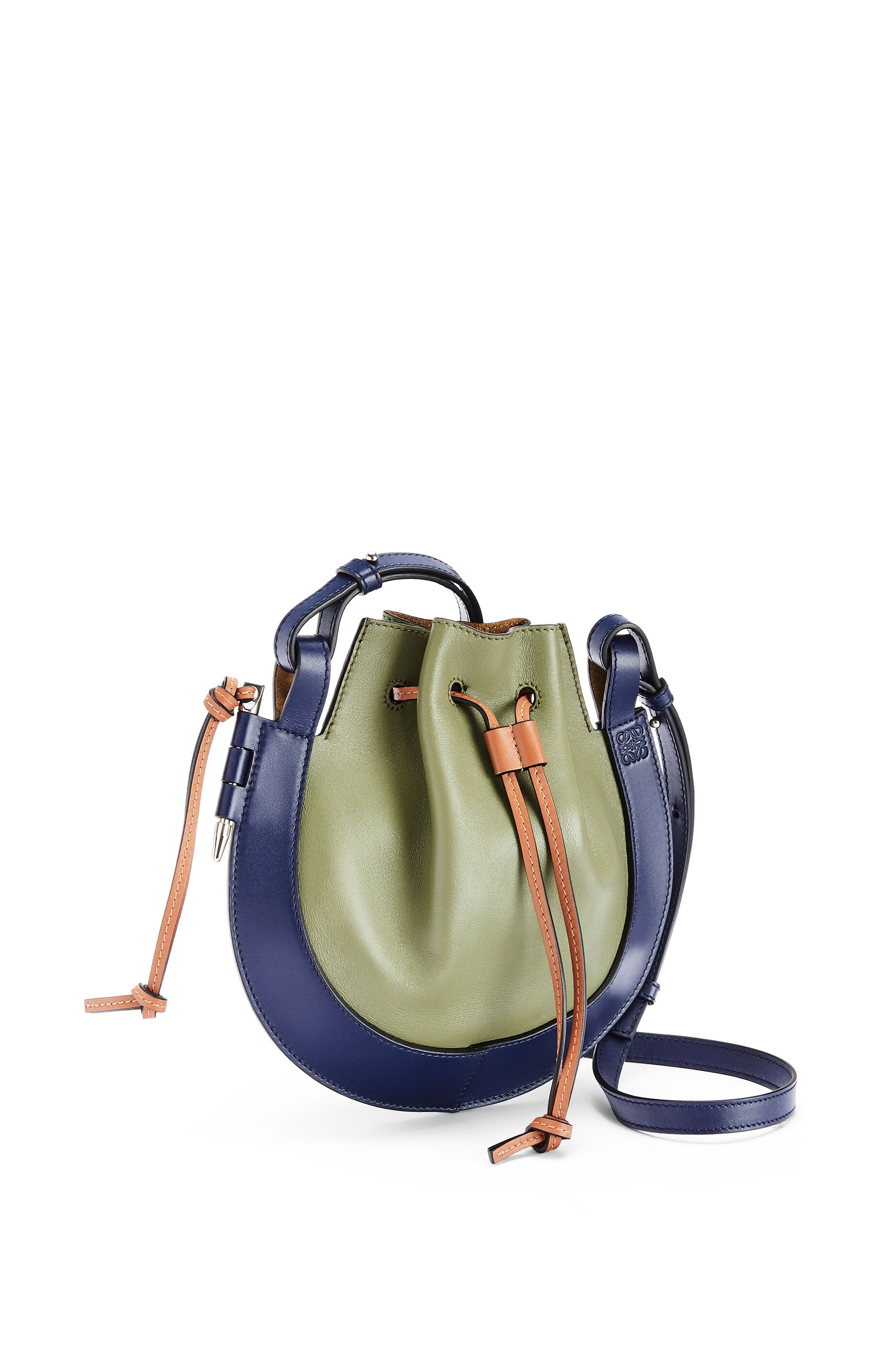 Small Horseshoe bag in nappa and calfskin - 2