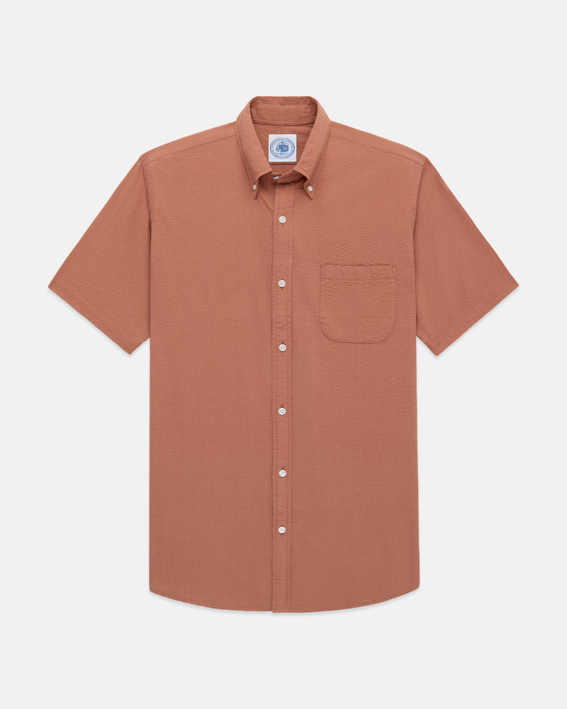J. PRESS SHORT SLEEVE SEERSUCKER SPORT SHIRT - CLASSIC FIT outlook
