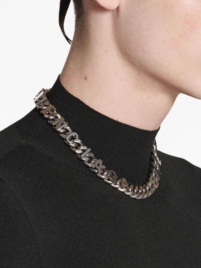 logo-chain necklace 4