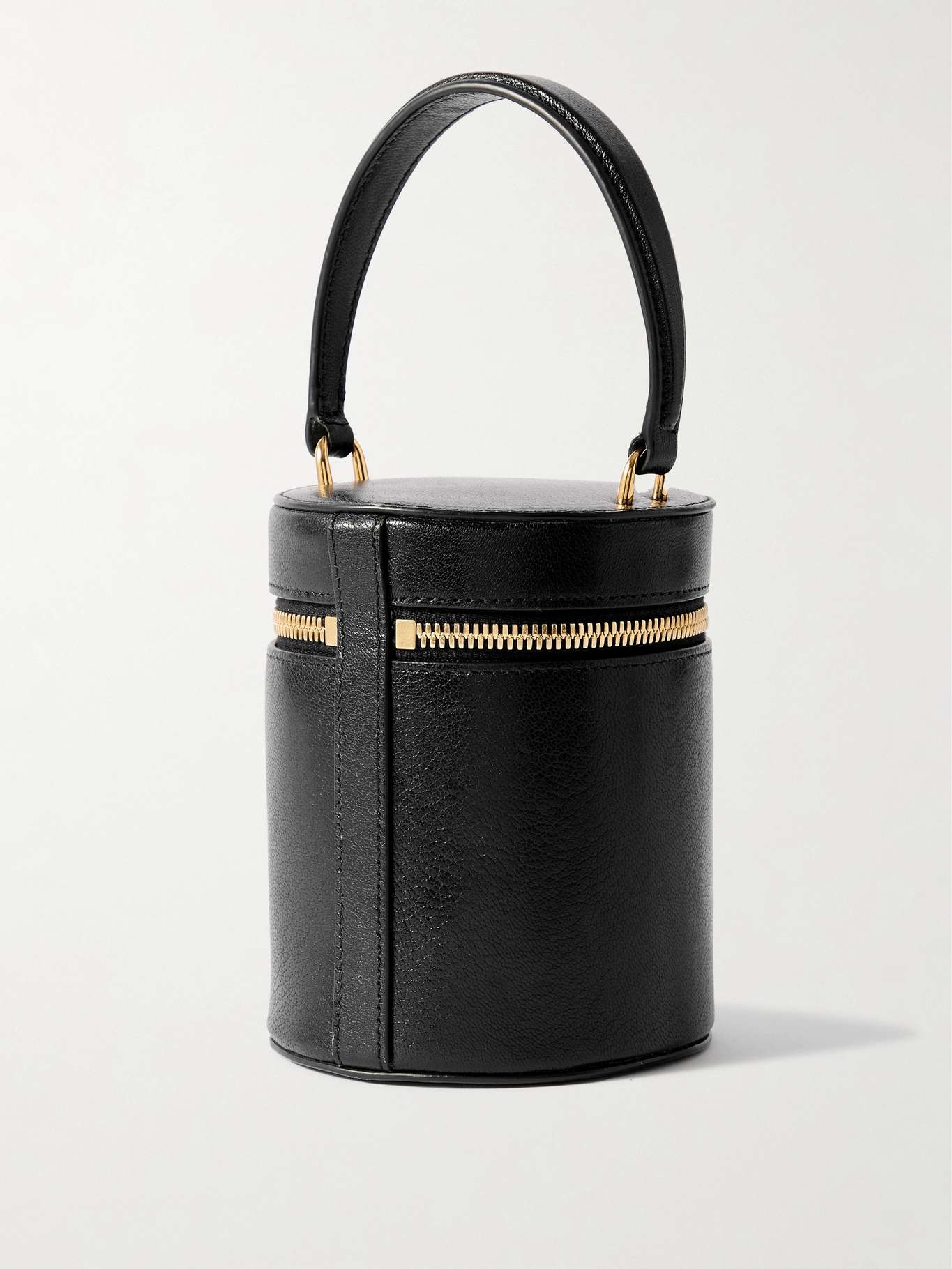 Cylindre Vanity small leather tote Black - 3