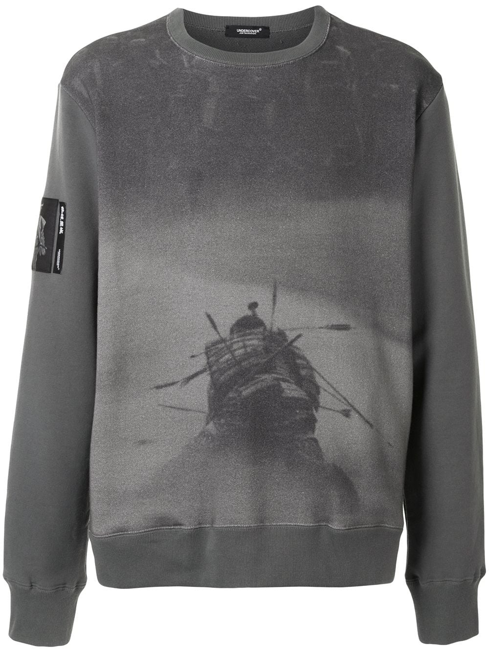 graphic print sweatshirt - 1