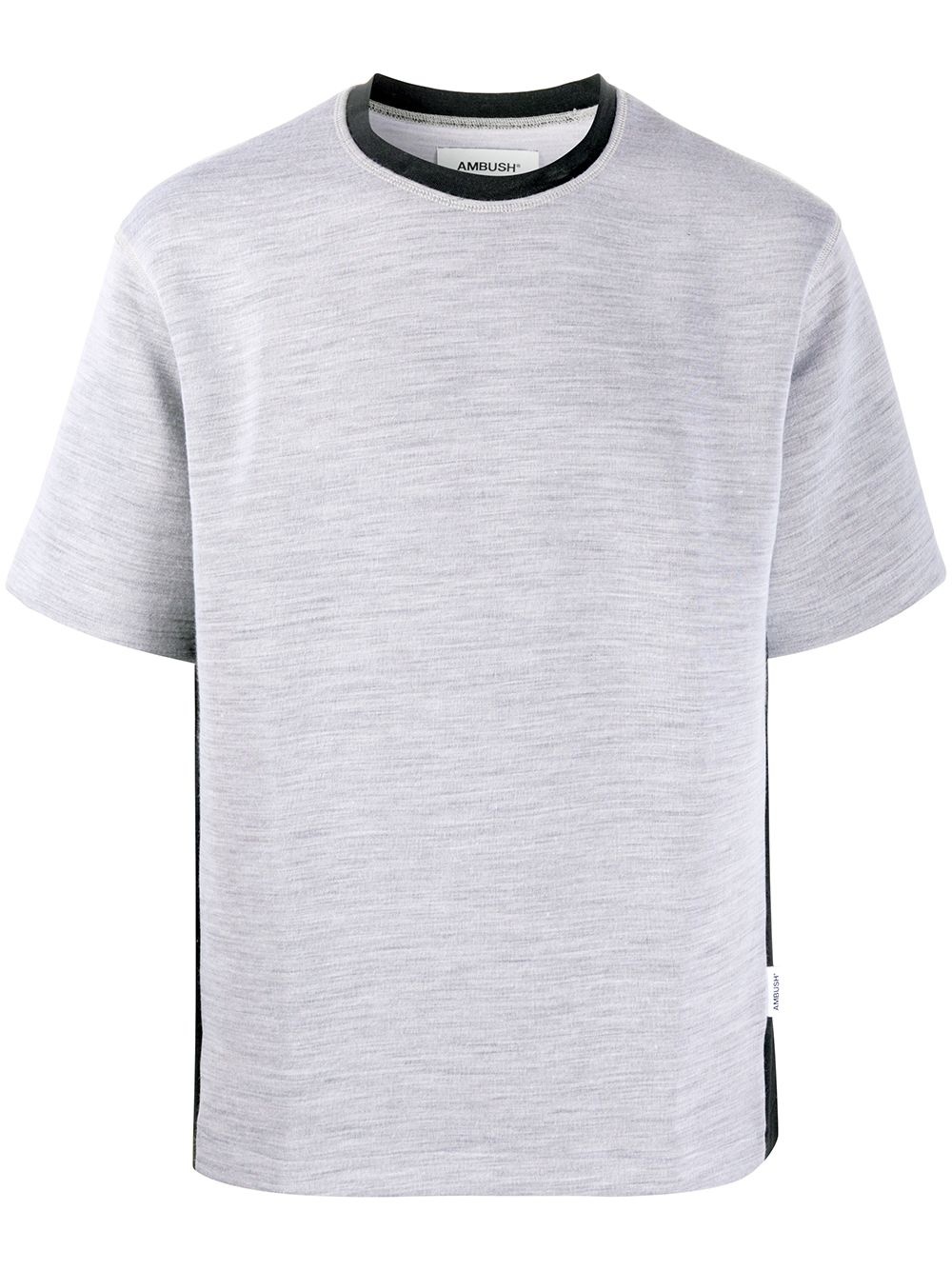 contrasting trim T-shirt - 1