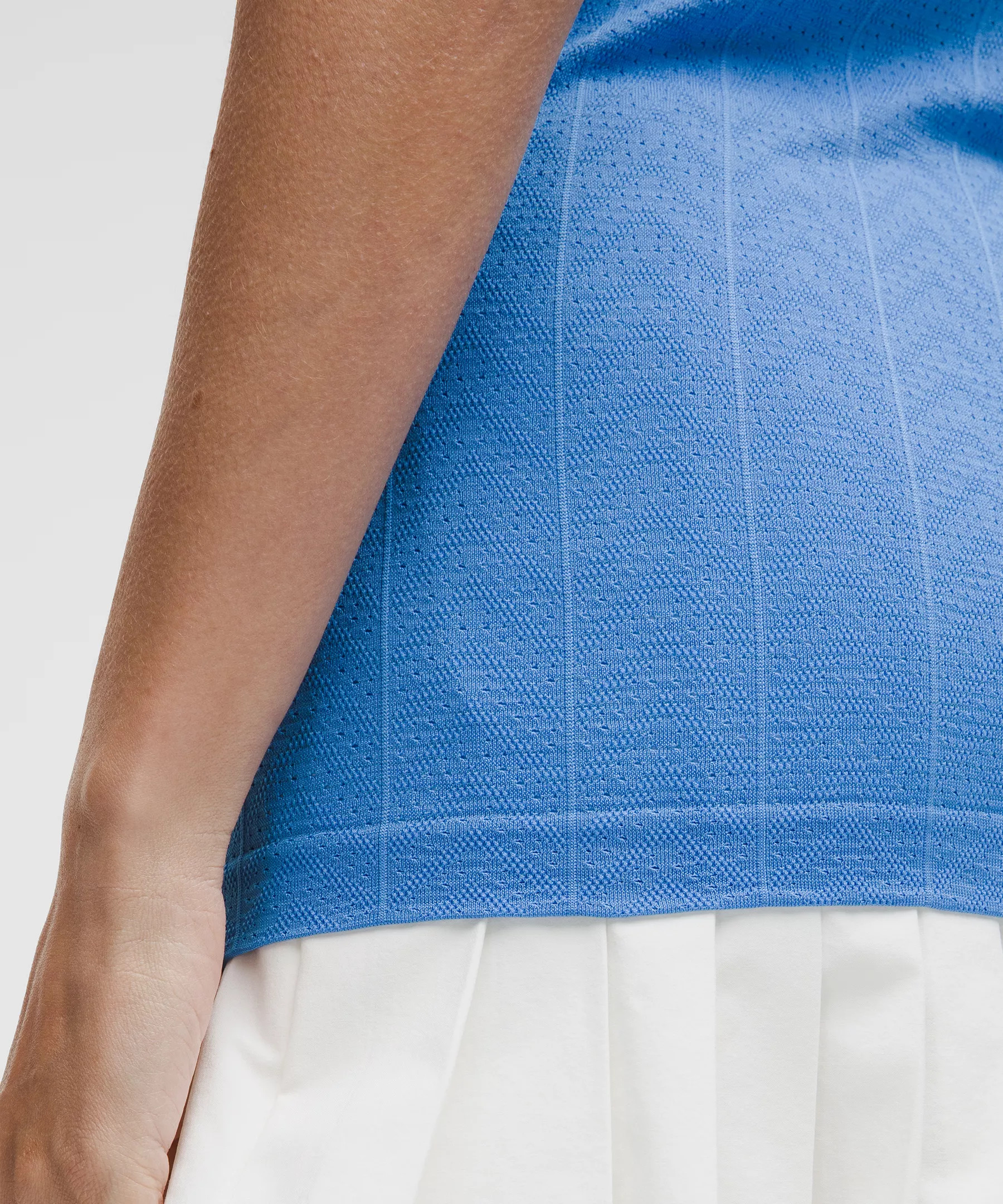 Swiftly Pointelle Short-Sleeve Shirt *Hip Length - 6