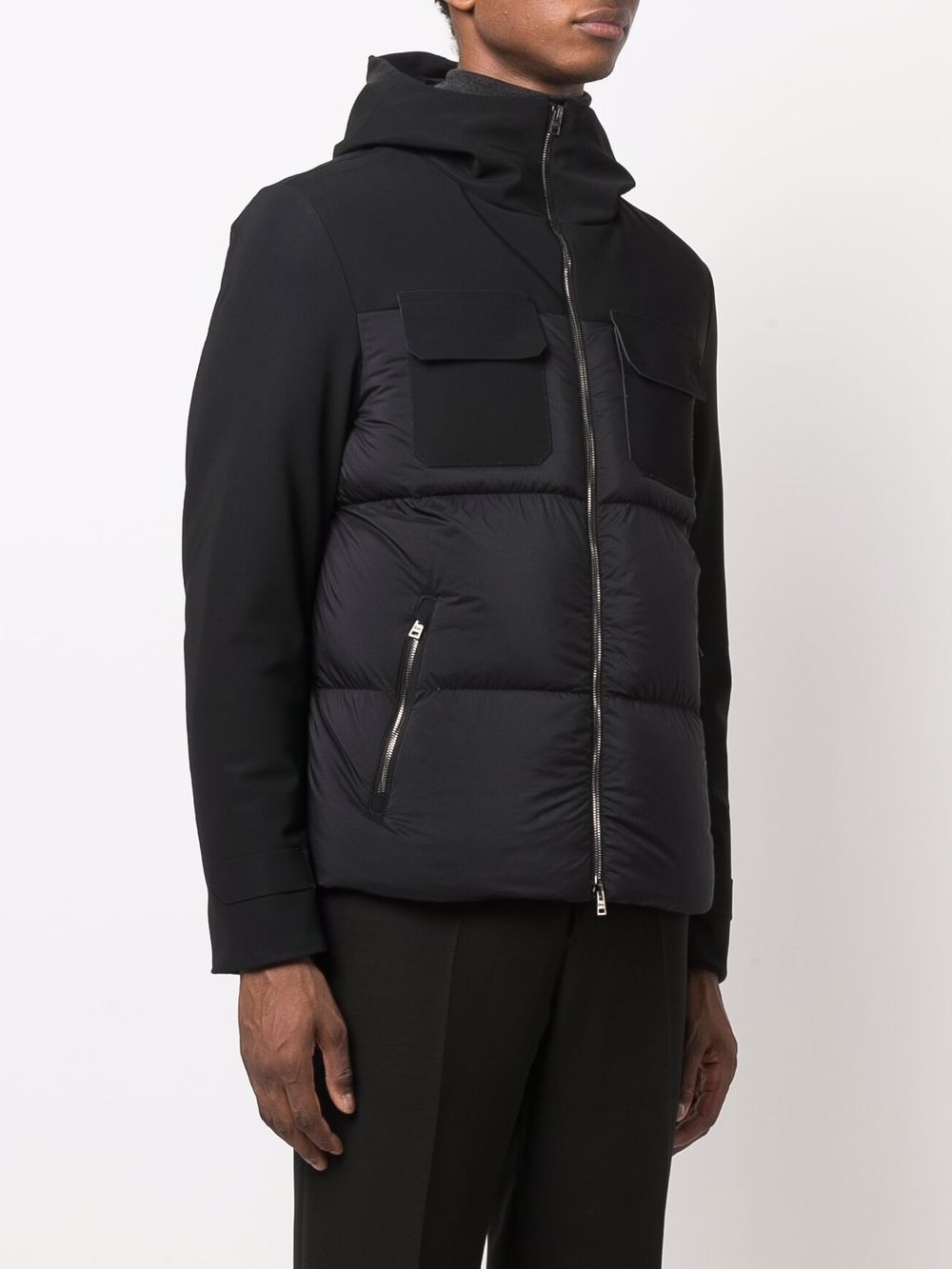 padded hooded jacket - 3