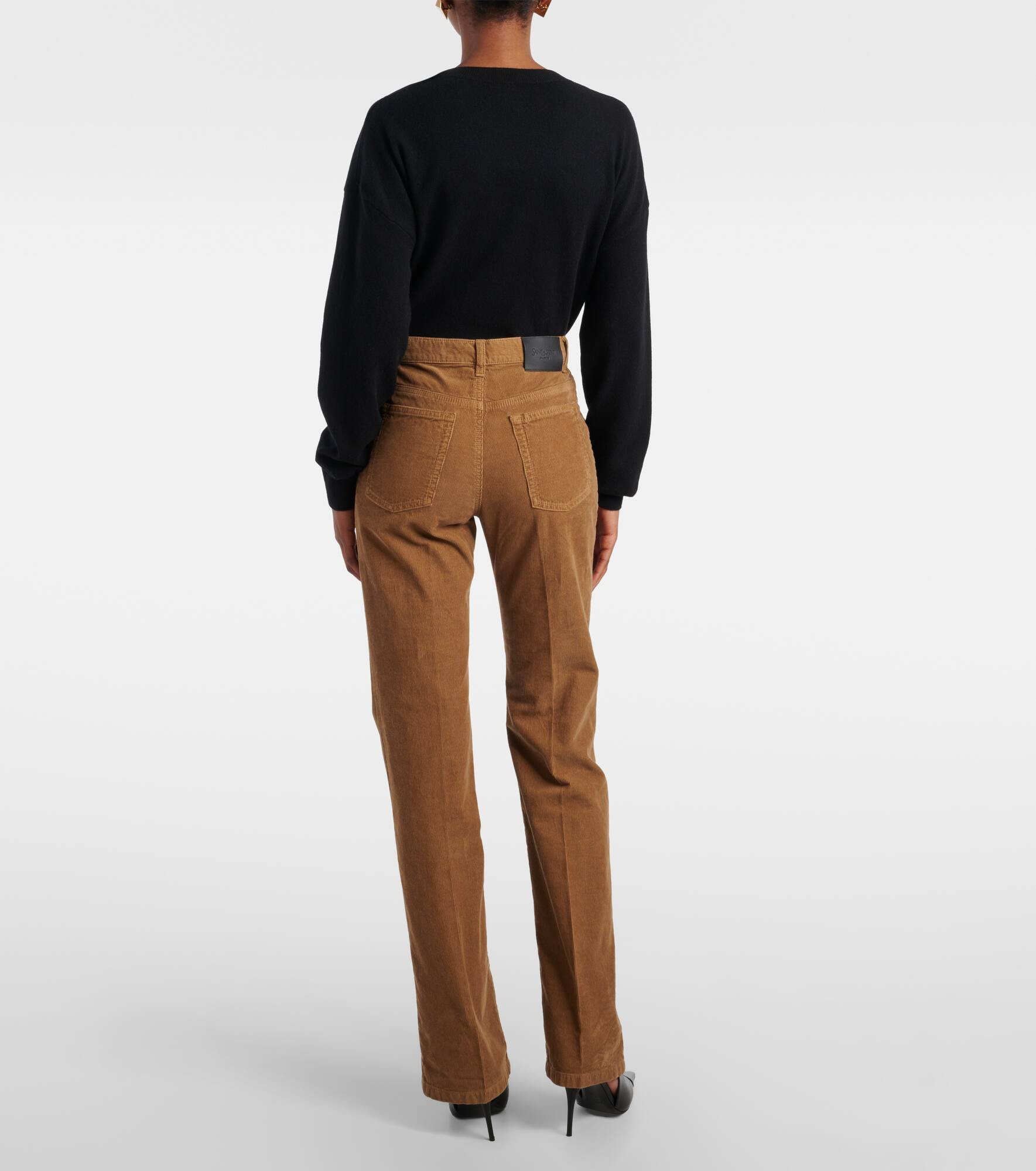 Clyde cotton corduroy wide-leg pants - 3