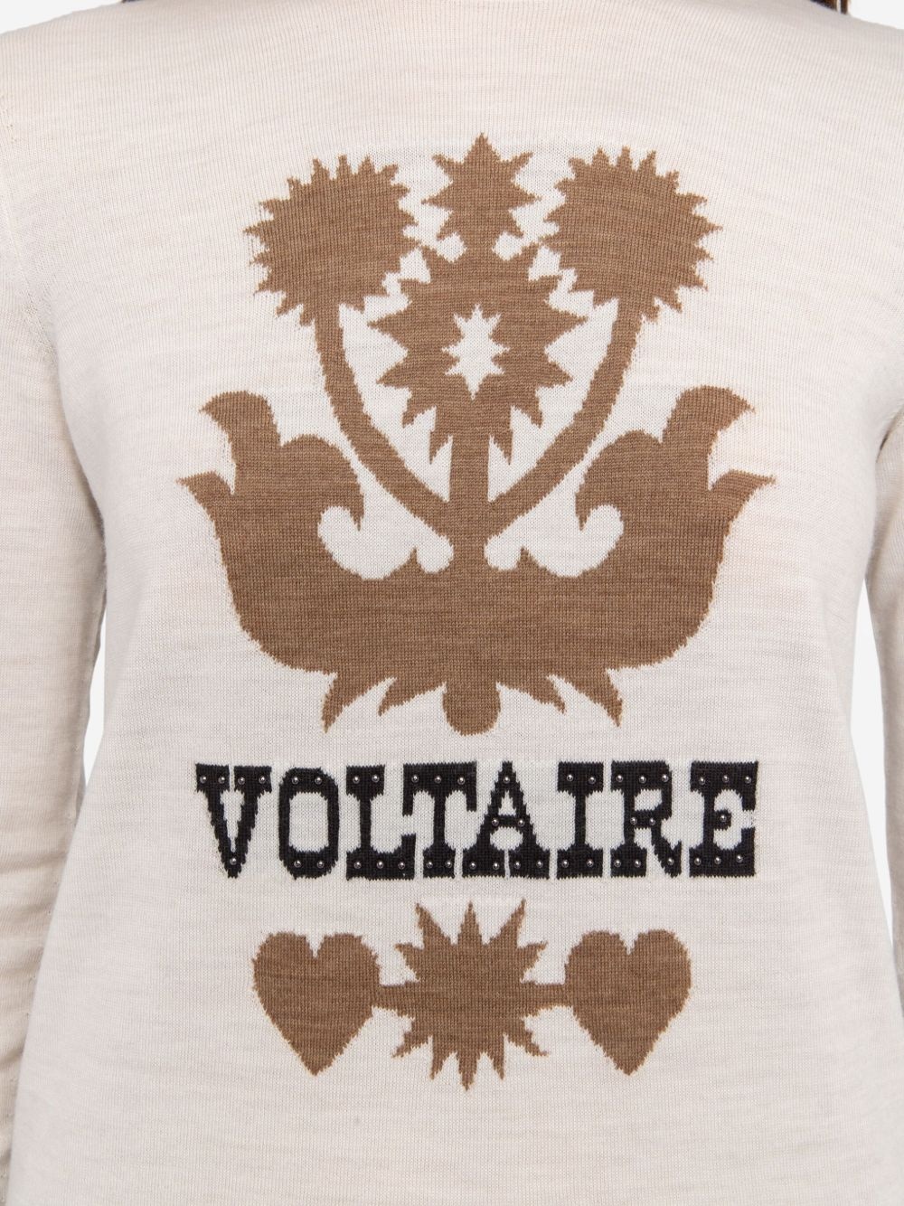Teissa floral-embellished sweater - 5