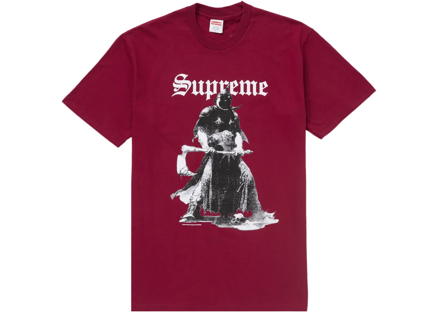 Supreme Destruction Tee Burgundy - 1
