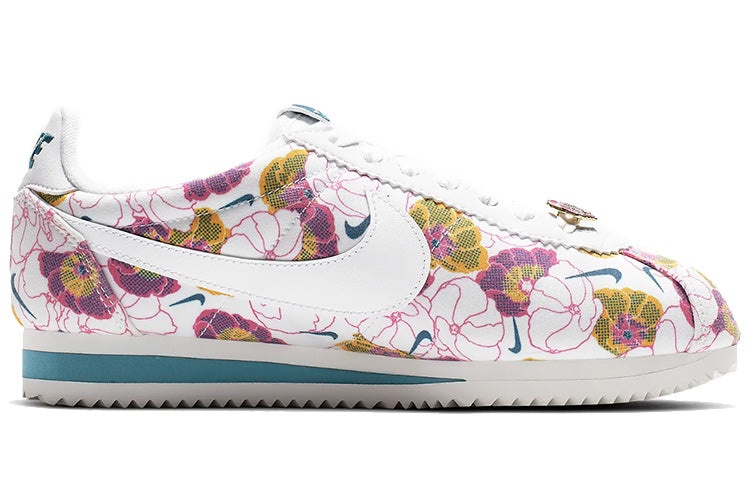 (WMNS) Nike Cortez 'White Floral' AV1338-100 - 2