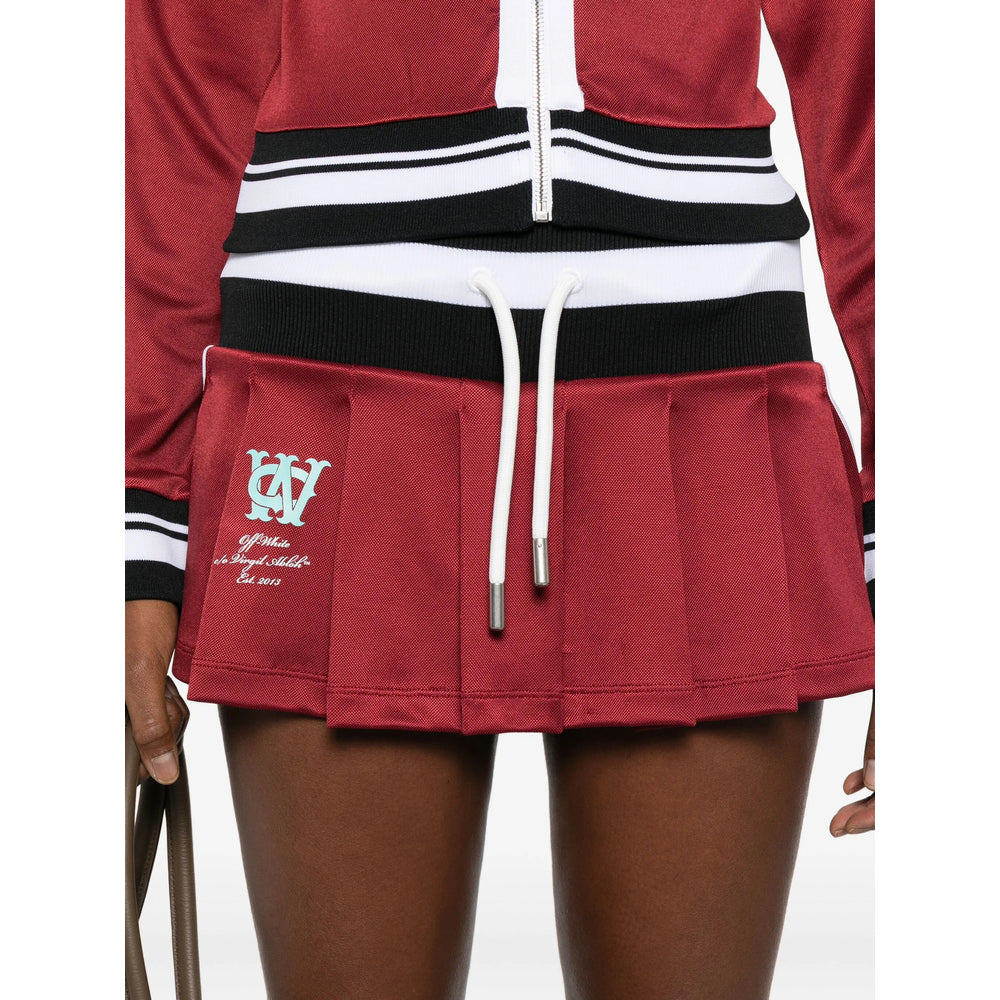 Off-White Red Skirts - Pleated Skirts Women - 2